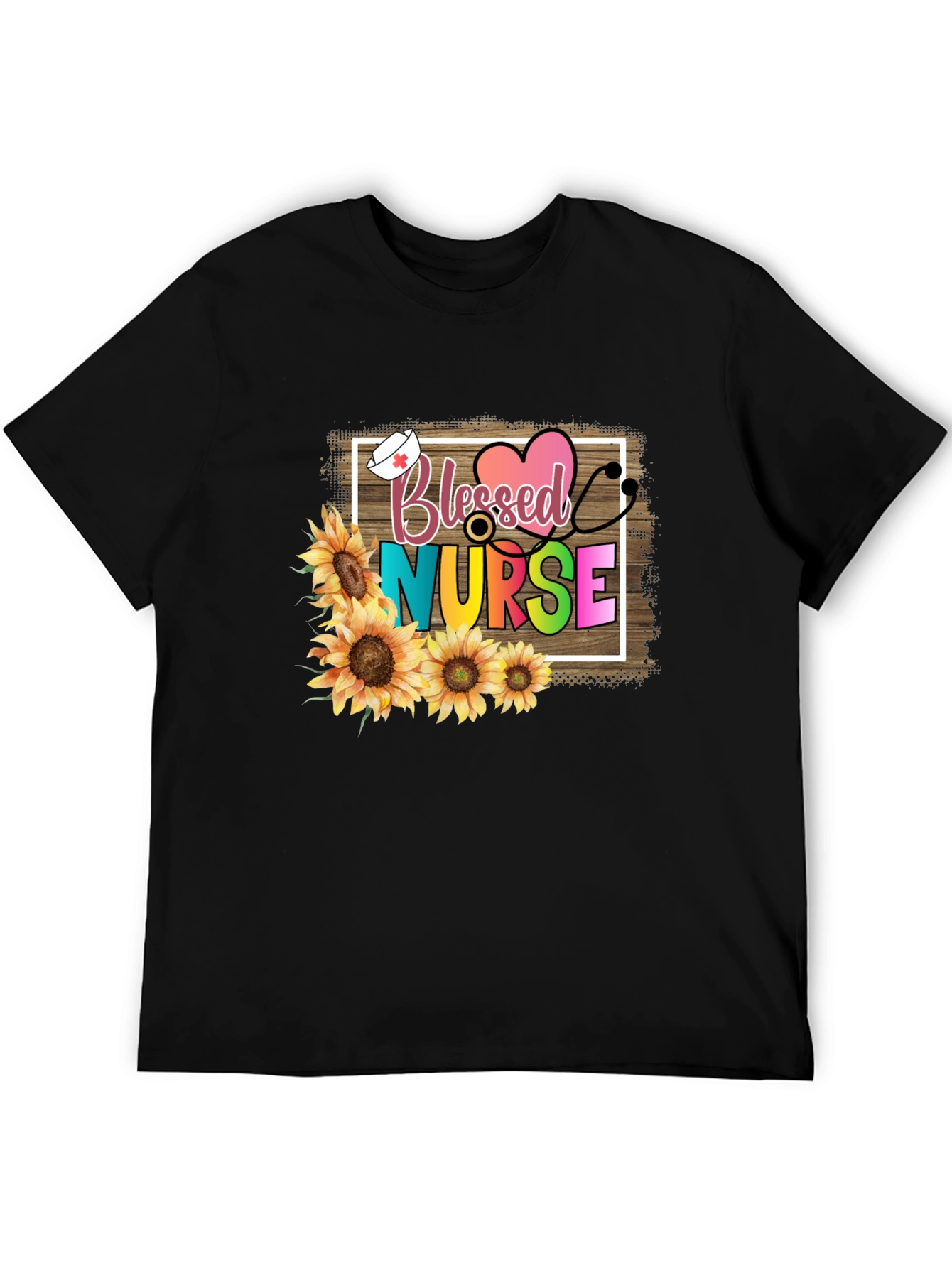 Blessed Nurse Sunflower T-Shirt