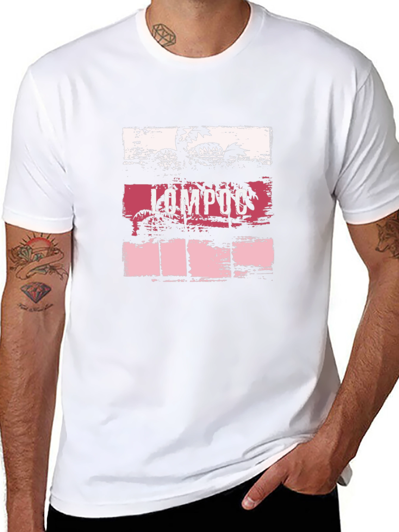 Lompoc Palm Tree Graphic T-Shirt