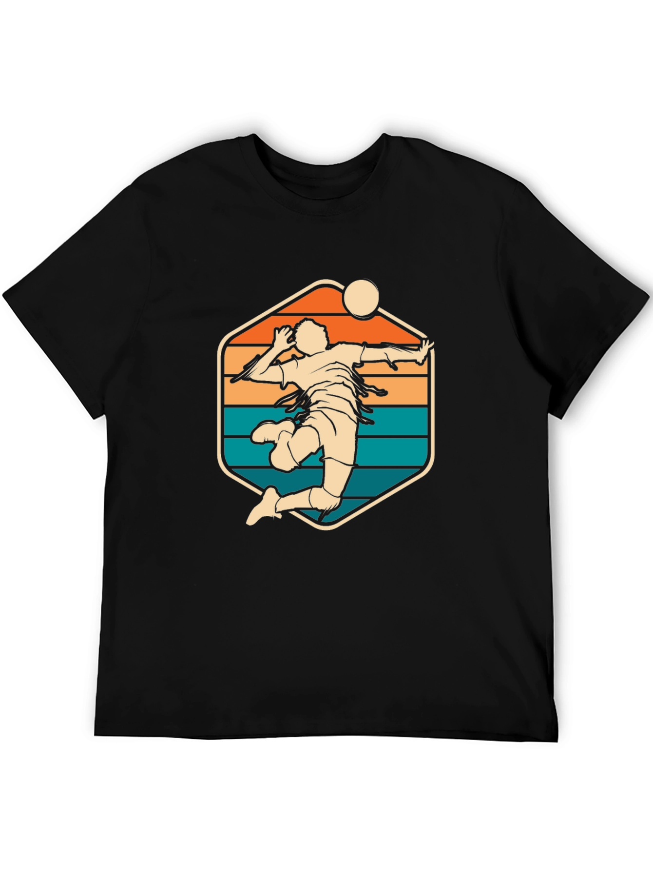 Volleyball Retro Graphic T-Shirt