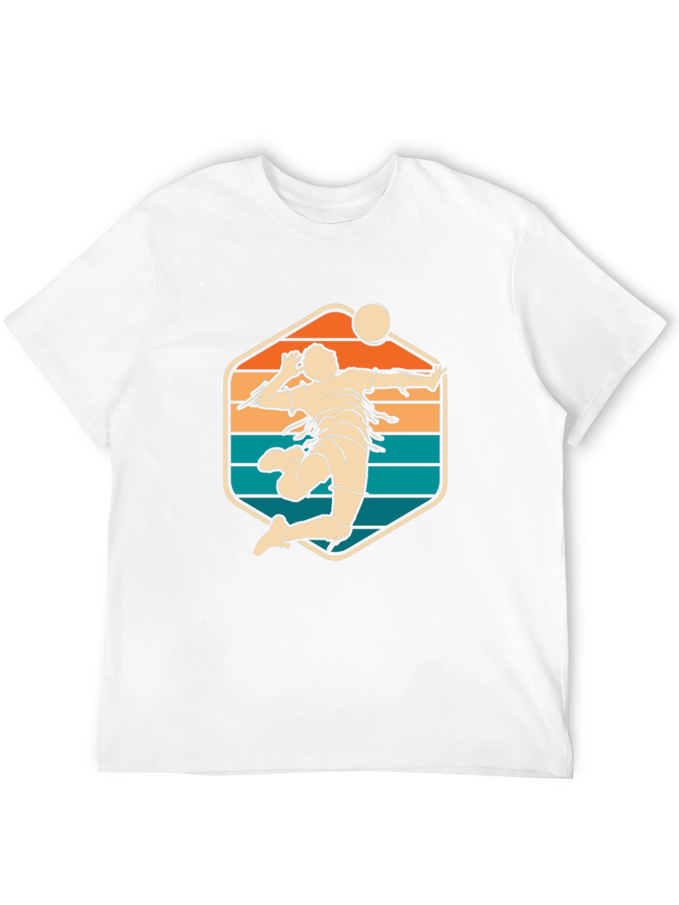 Volleyball Retro Graphic T-Shirt