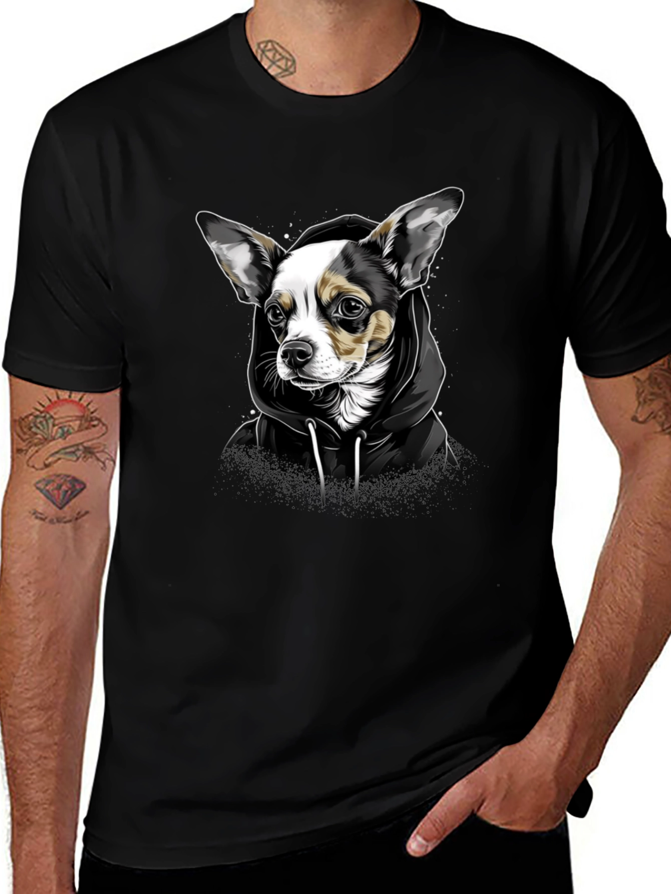 Dog Graphic T-Shirt - Trendy Animal Lover Tee