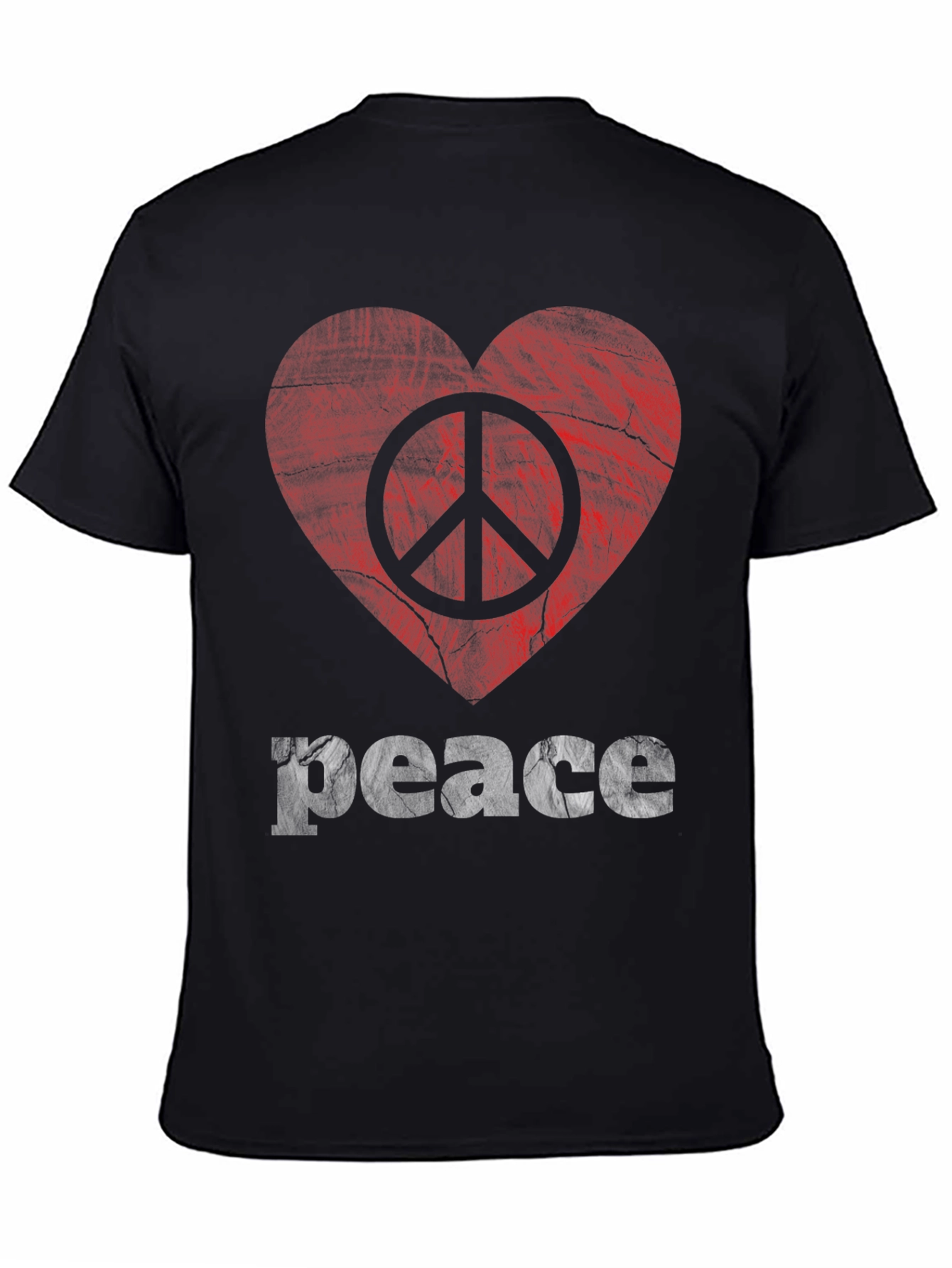 Peace Heart Graphic Tee - Stylish Unisex T-Shirt