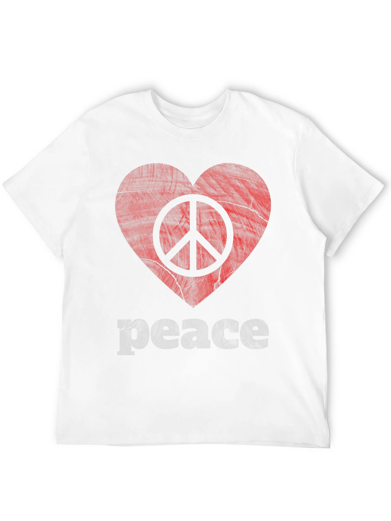 Peace Heart Graphic Tee - Stylish Unisex T-Shirt