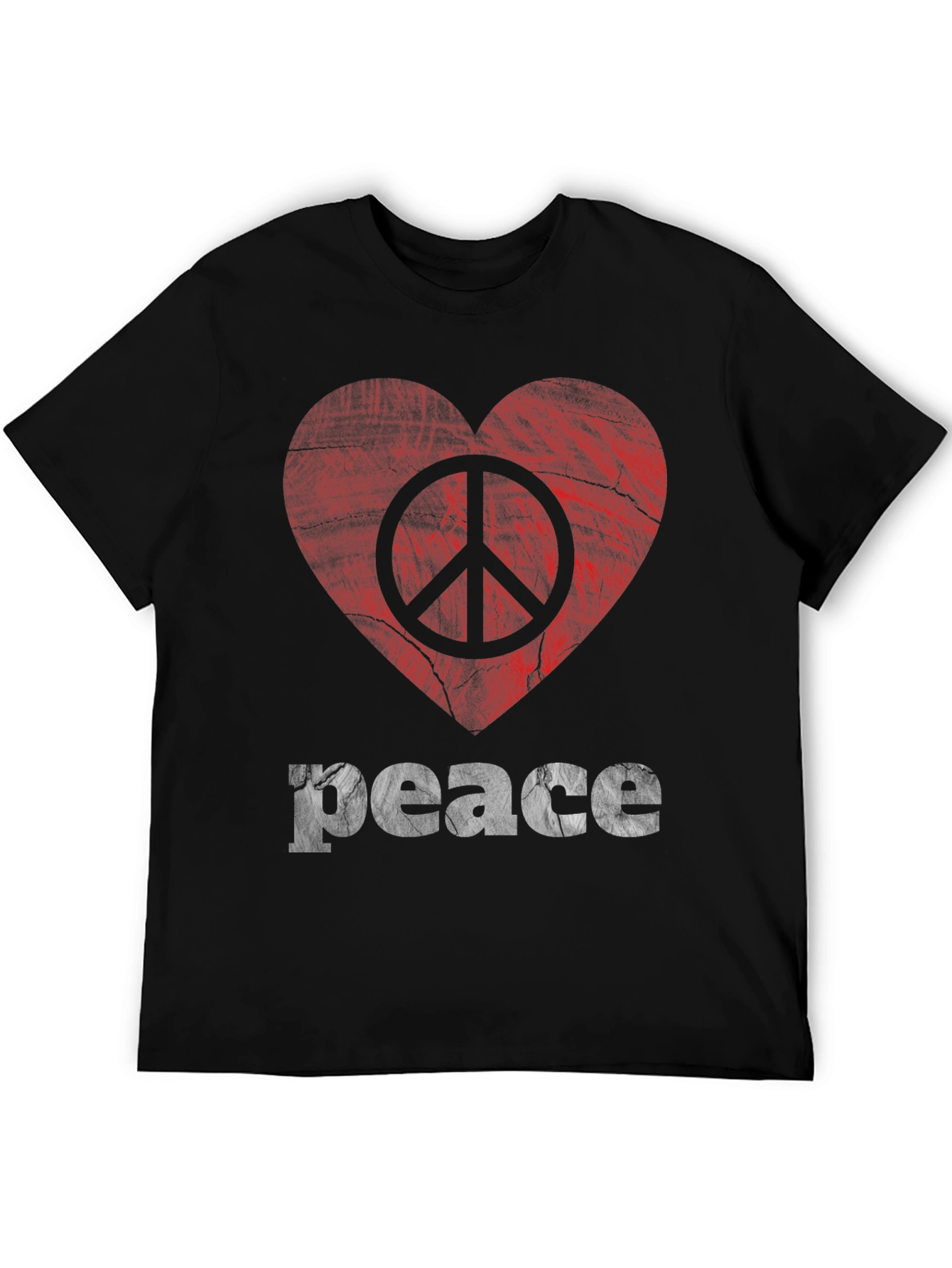 Peace Heart Graphic Tee - Stylish Unisex T-Shirt