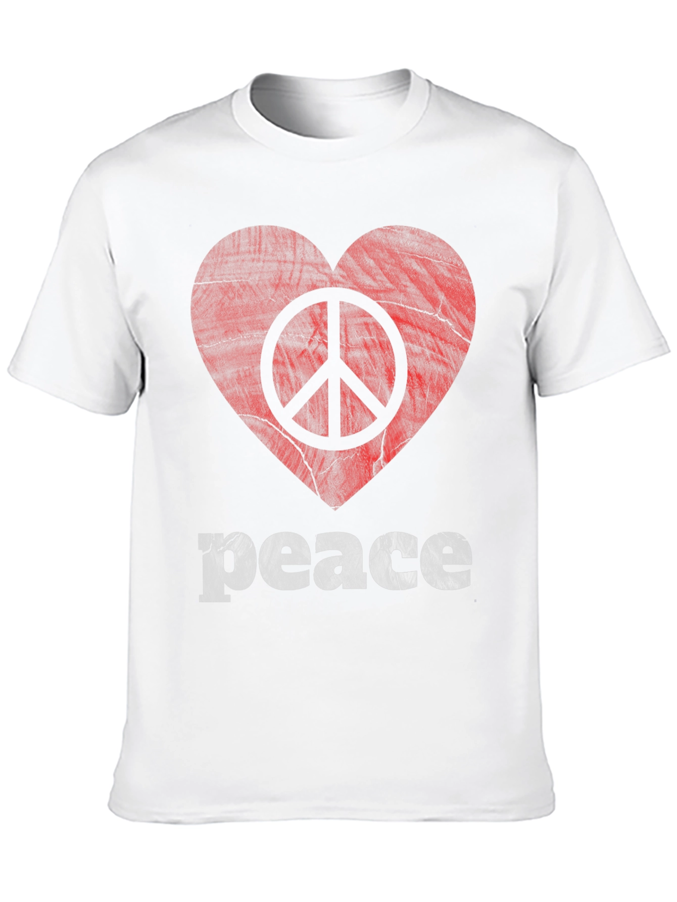 Peace Heart Graphic Tee - Stylish Unisex T-Shirt