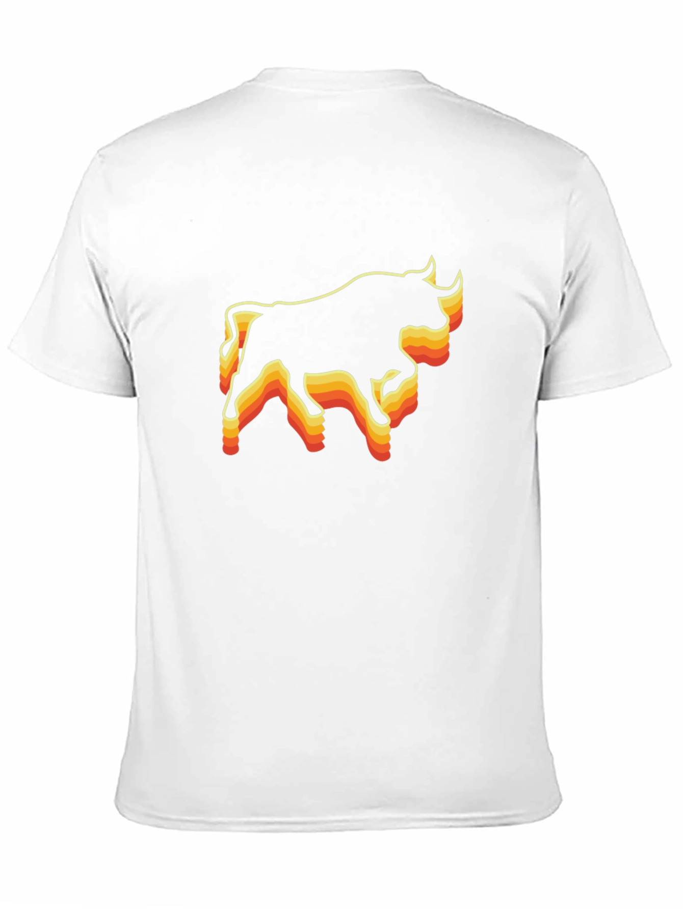 Retro Bull Graphic Tee - Black T-Shirt