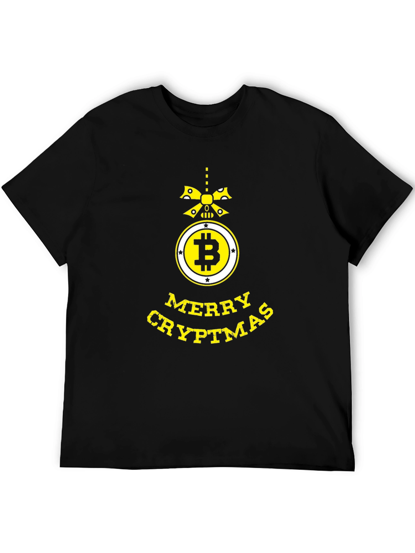 Merry Cryptmas Bitcoin T-Shirt - Holiday Crypto Gift