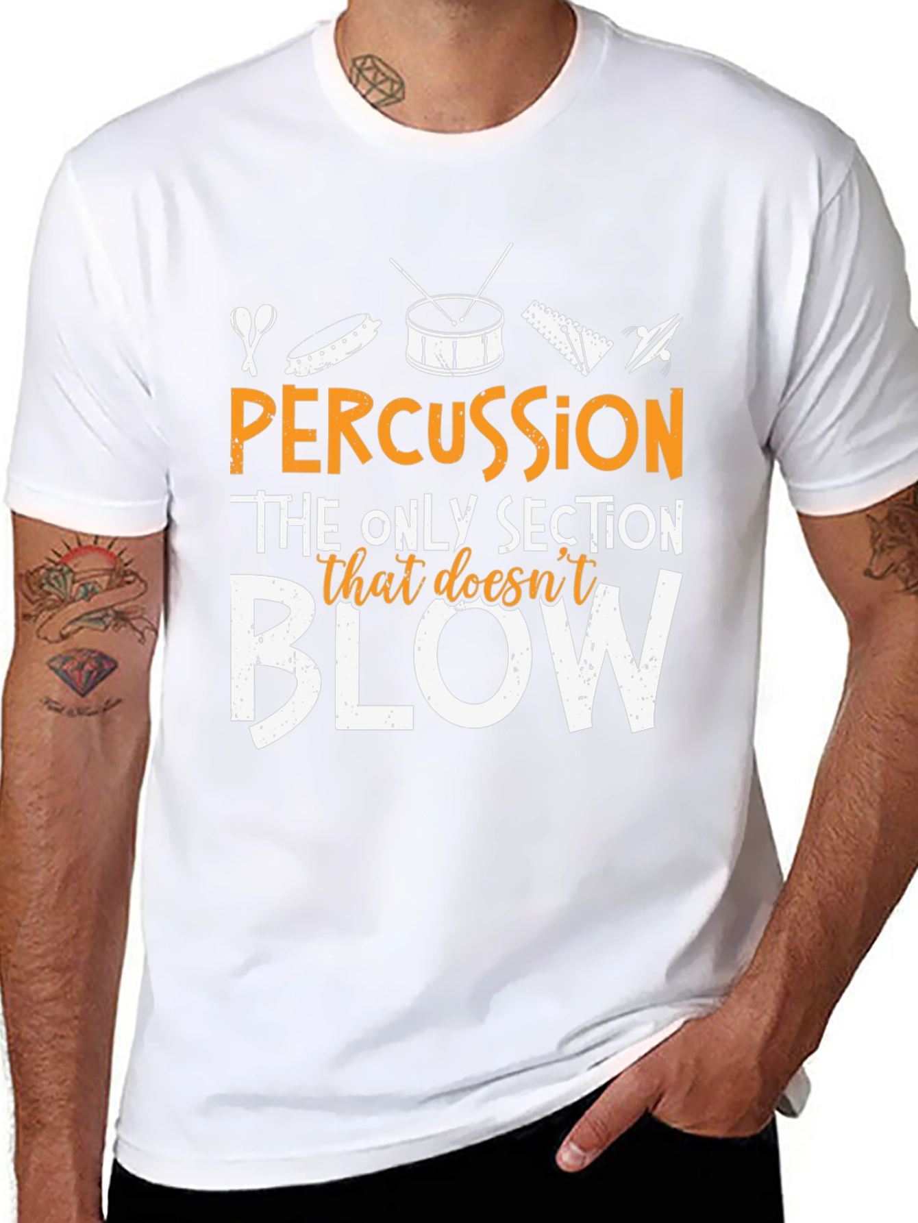 Percussion - The Only Section That Doesnt Blow T-Shirt
