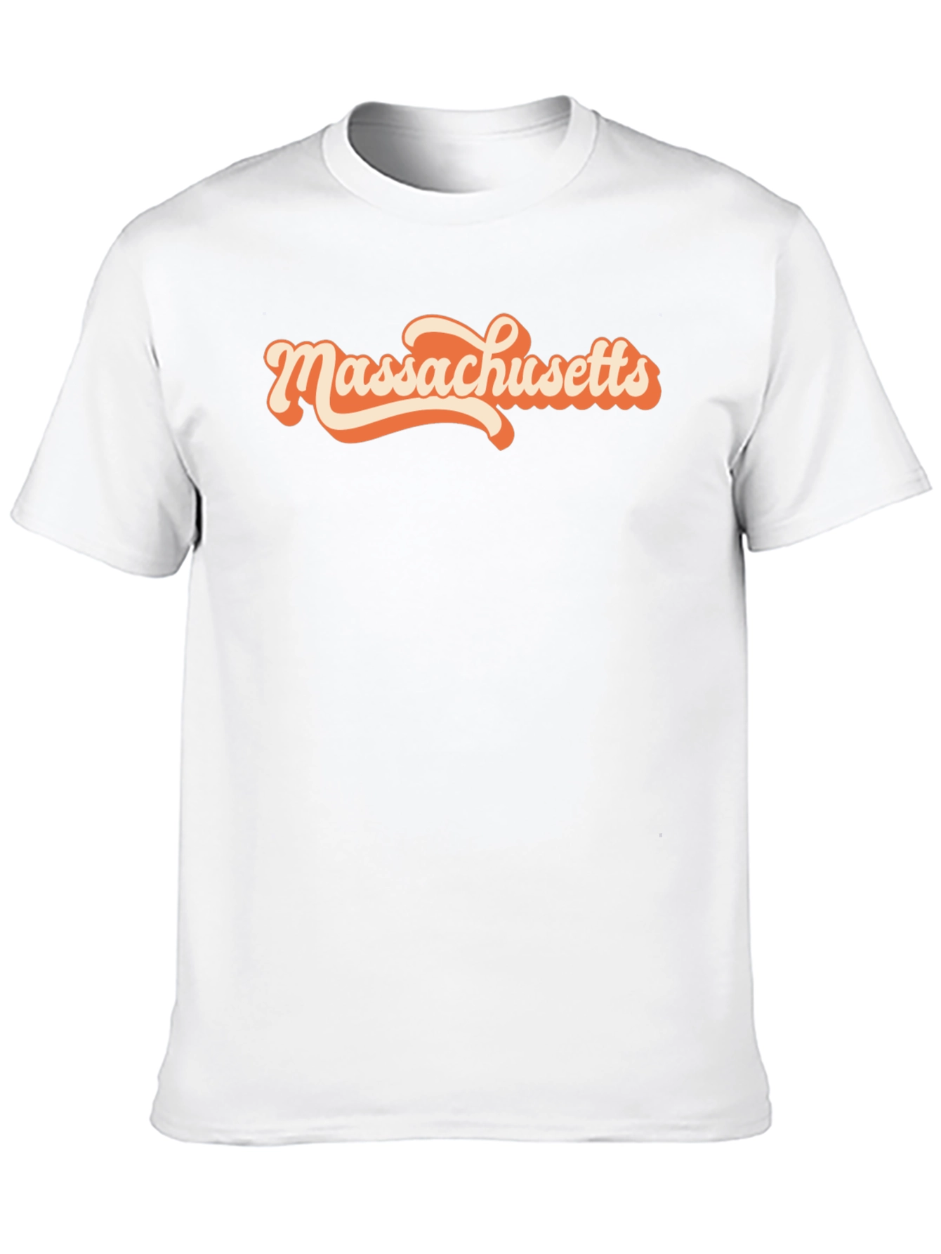 Massachusetts Graphic T-Shirt Retro Style