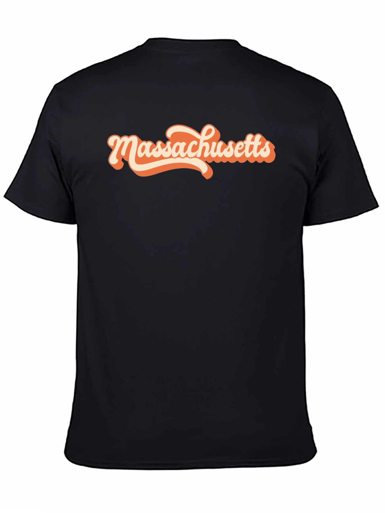 Massachusetts Graphic T-Shirt Retro Style