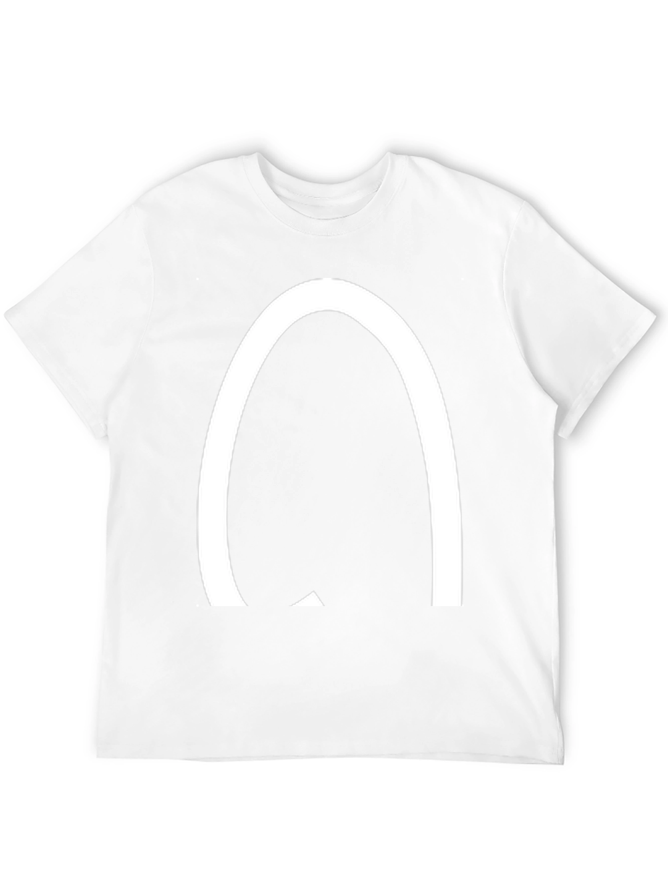 Arched Logo Black T-Shirt - Casual Style
