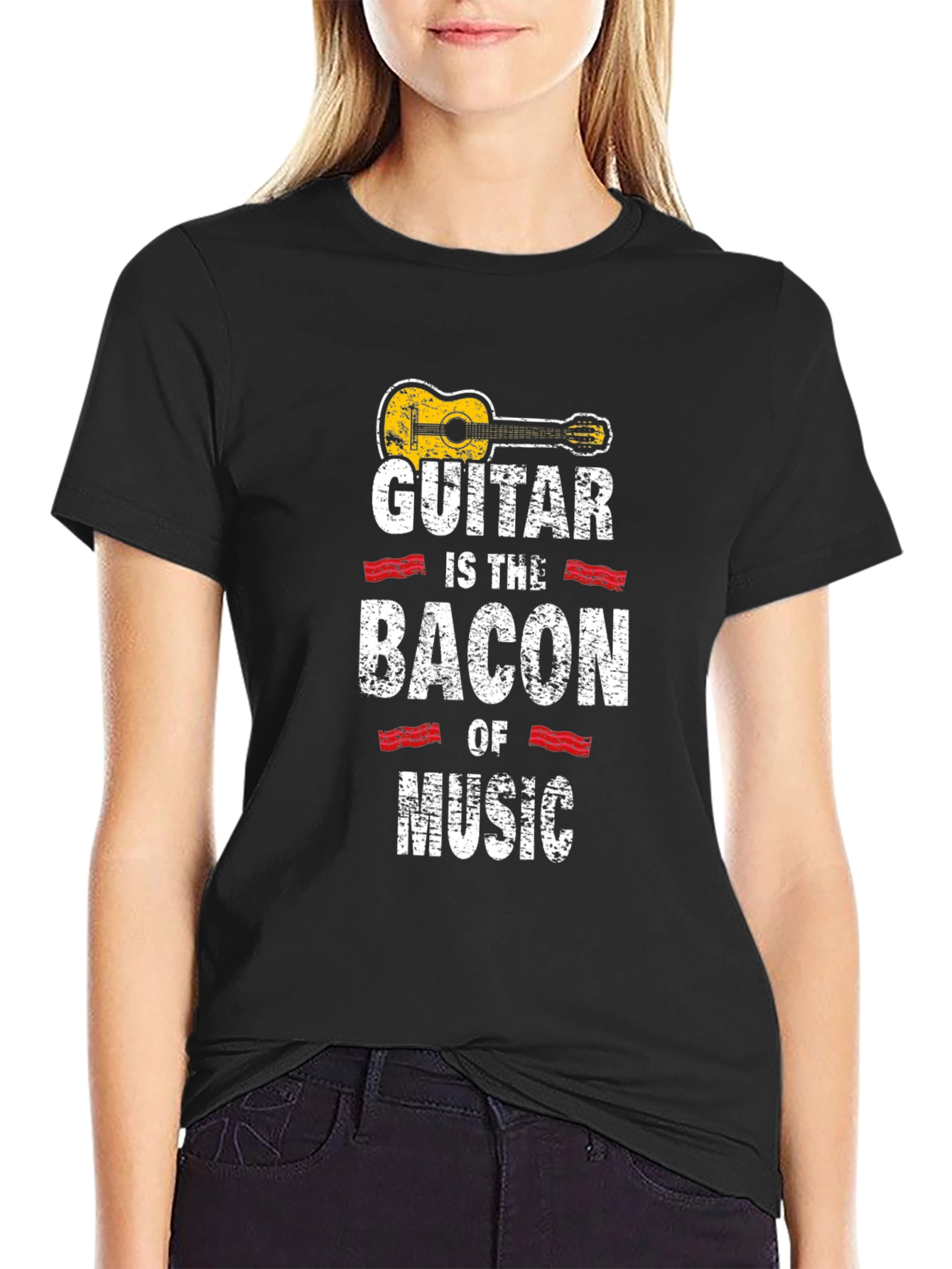 Guitar is the Bacon of Music T-Shirt