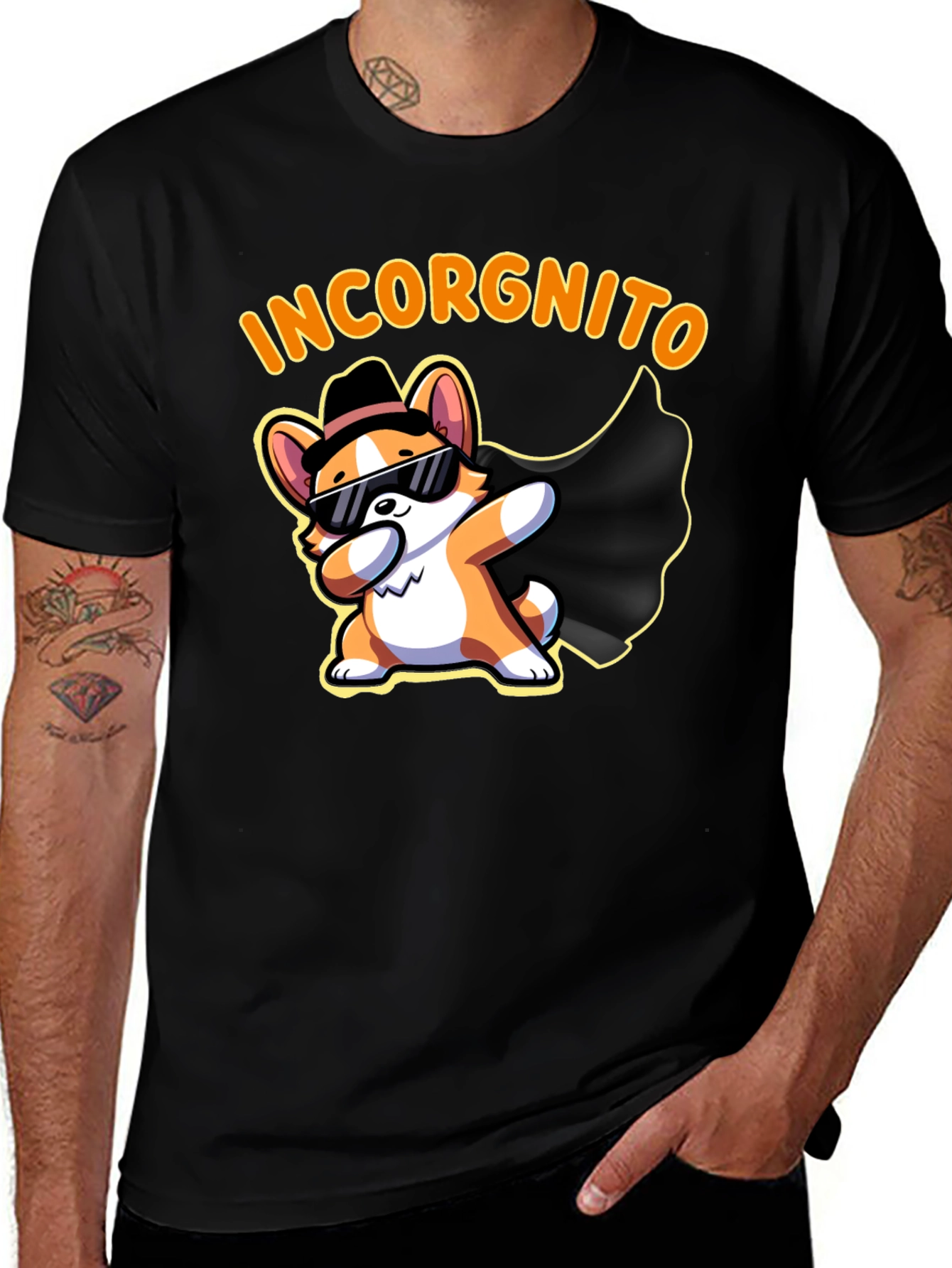 Incorgnito Funny Corgi T-Shirt