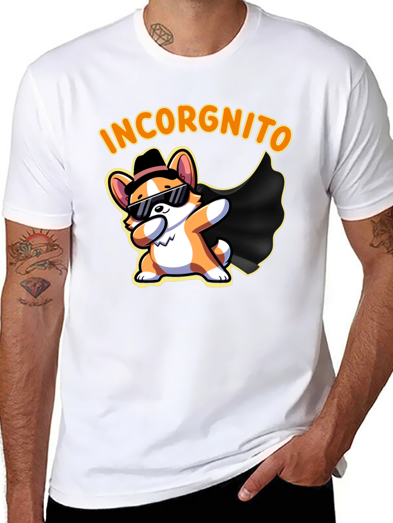 Incorgnito Funny Corgi T-Shirt