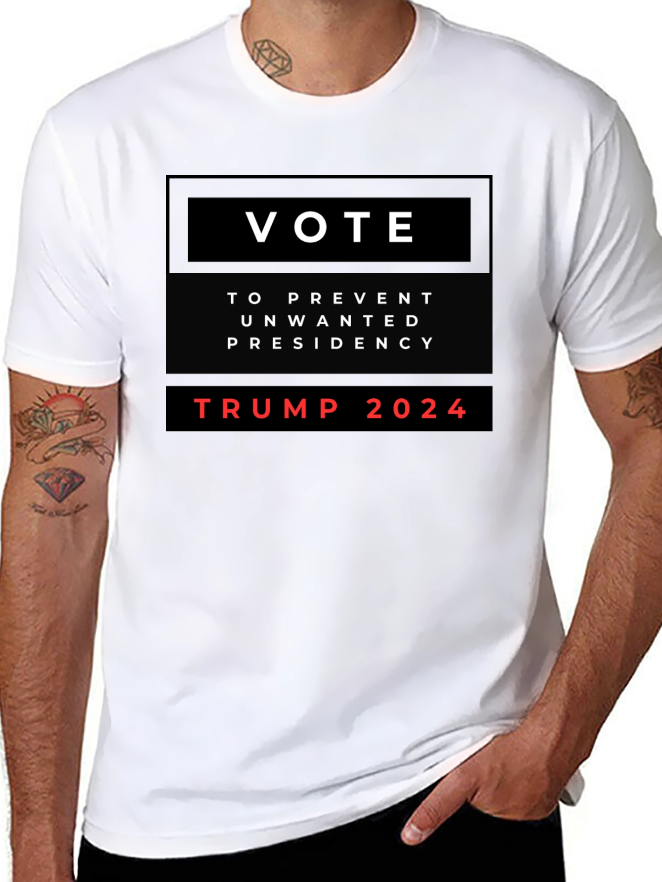 Vote to Prevent Unwanted Presidency Trump 2024 Shirt