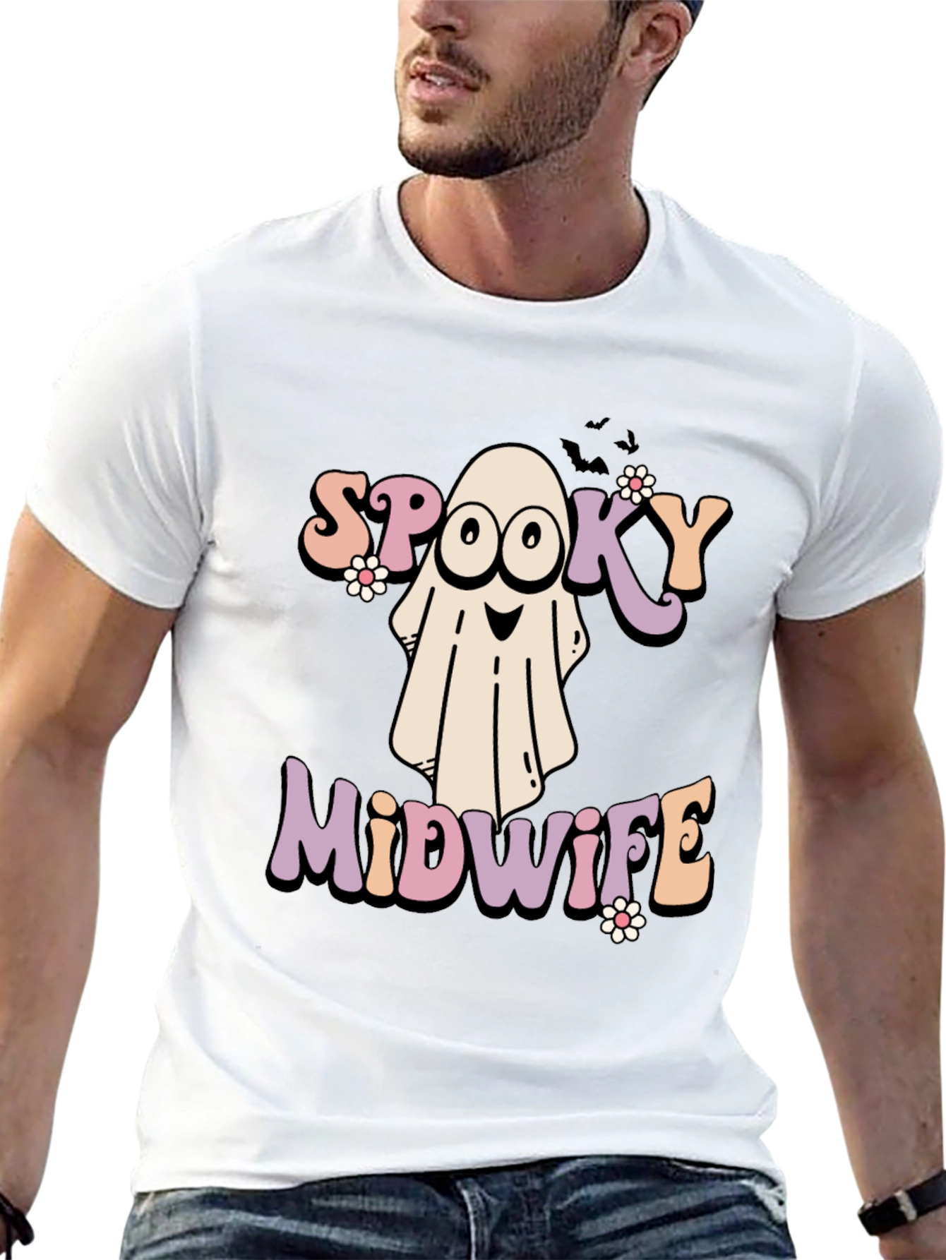 Spooky Midwife Halloween T-Shirt