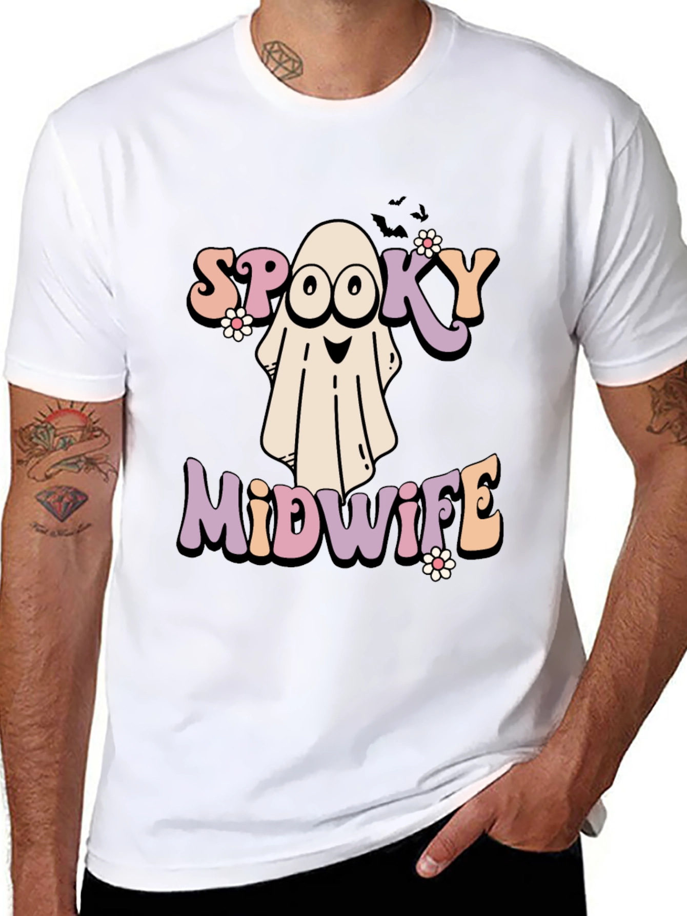 Spooky Midwife Halloween T-Shirt