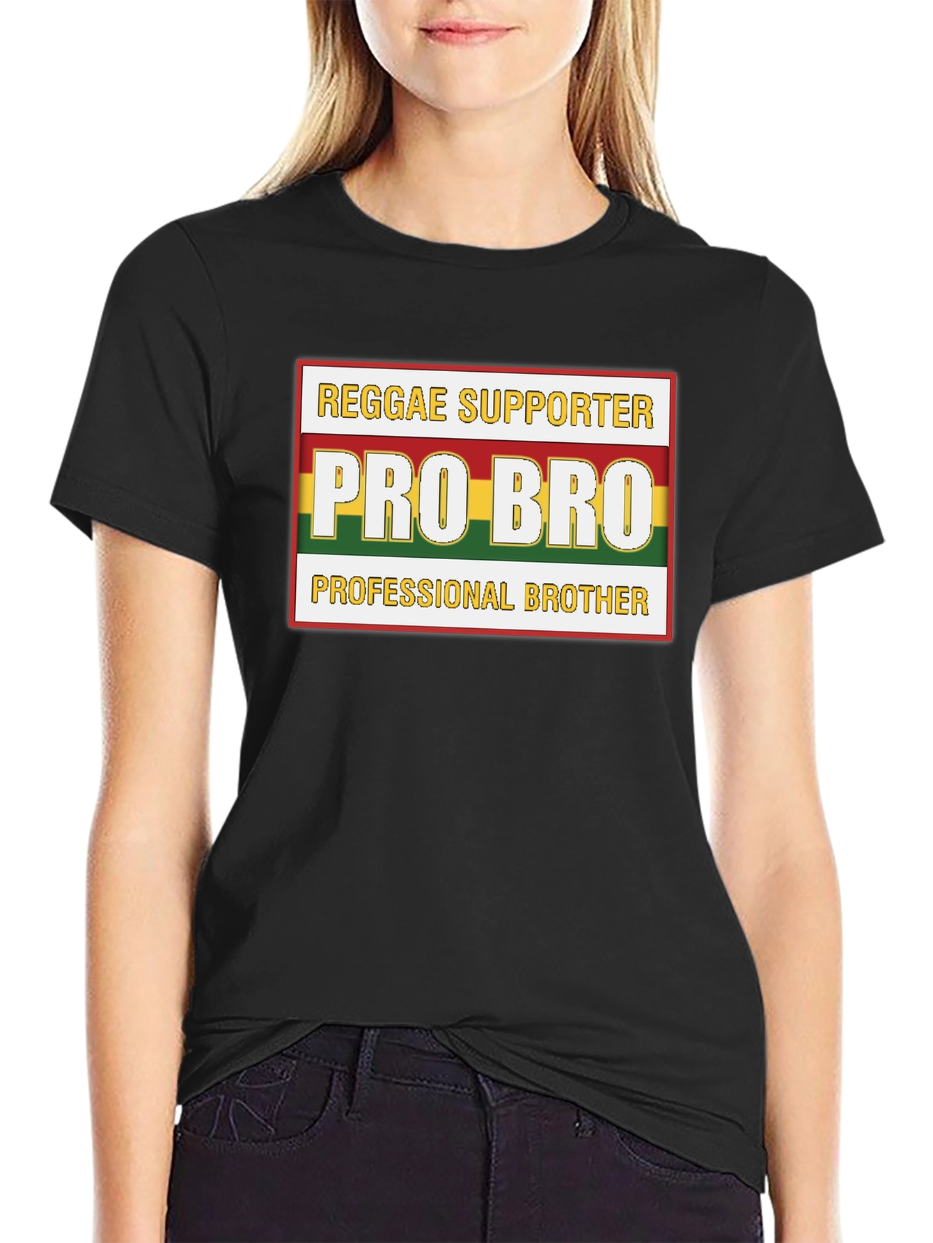Reggae Pro Bro Black T-Shirt