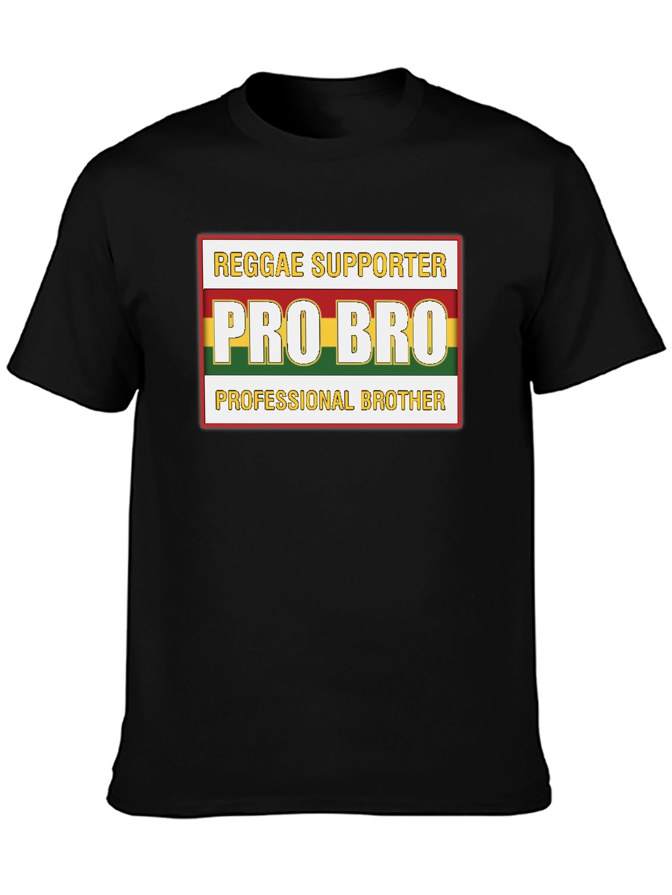 Reggae Pro Bro Black T-Shirt