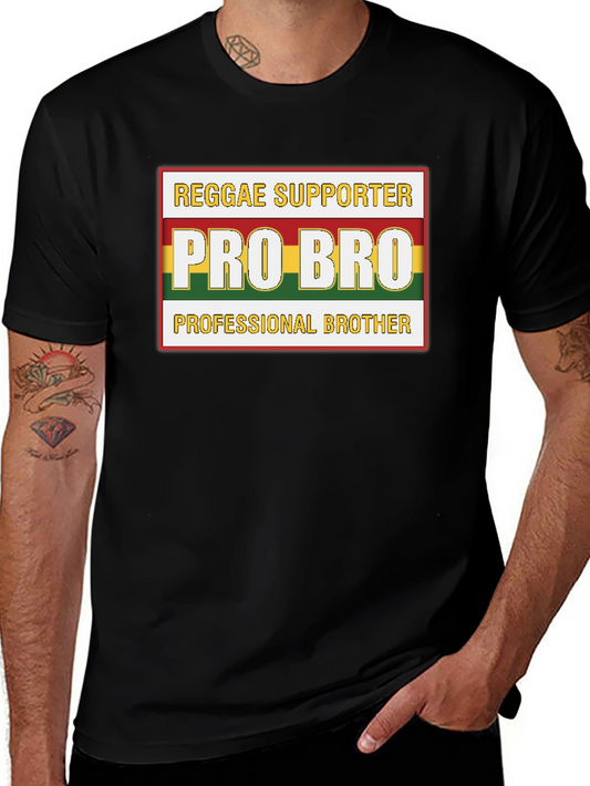 Reggae Pro Bro Black T-Shirt