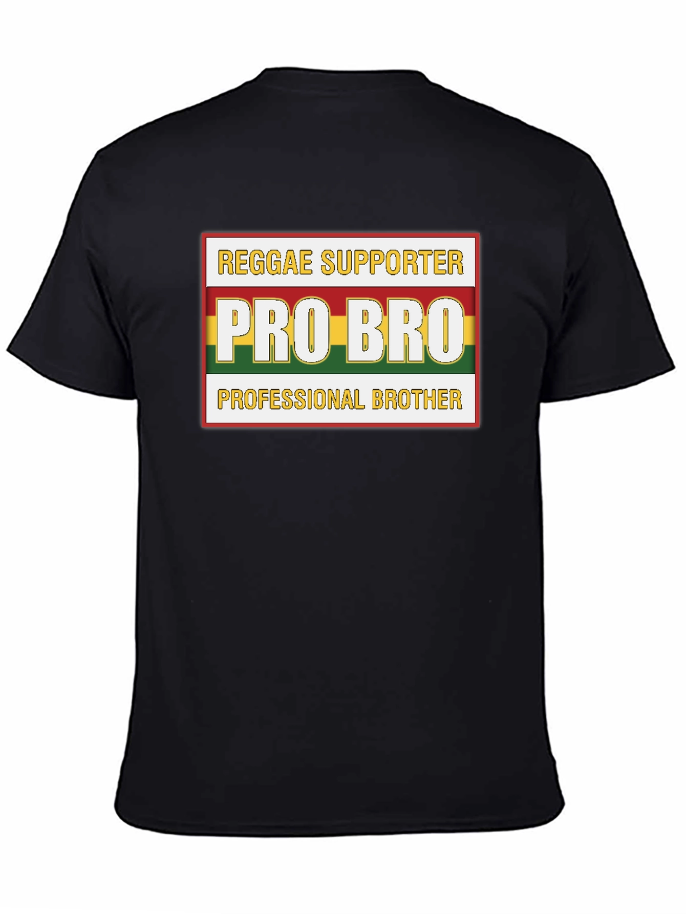 Reggae Pro Bro Black T-Shirt