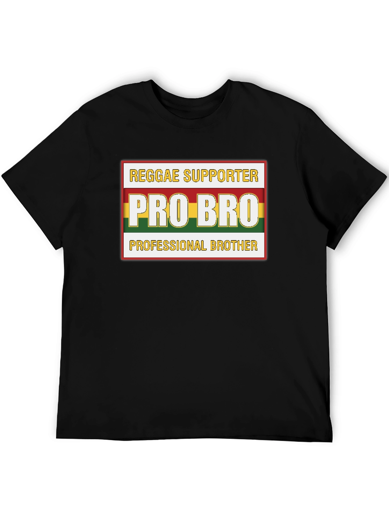 Reggae Pro Bro Black T-Shirt