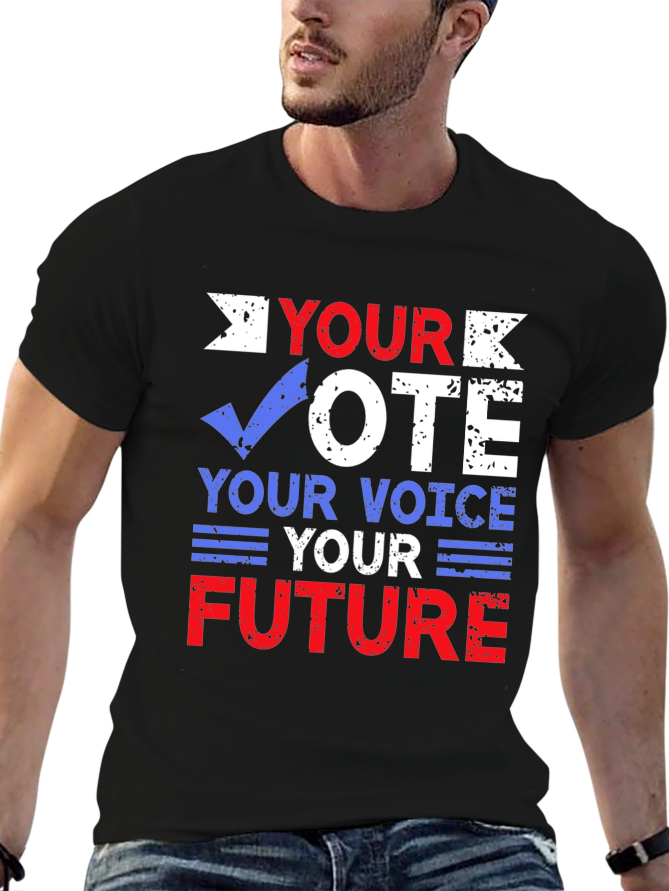 Vote T-Shirt: Your Vote Your Voice Your Future