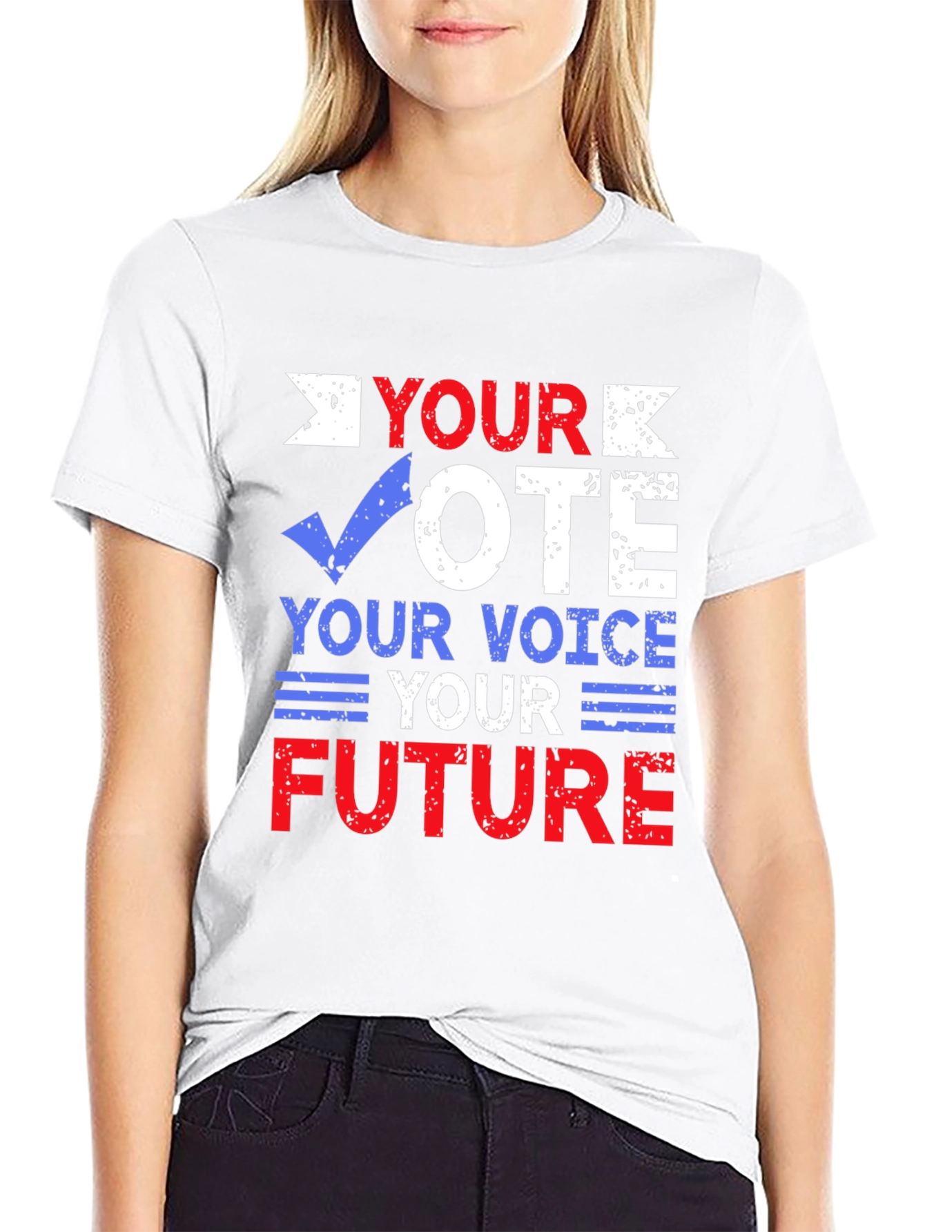 Vote T-Shirt: Your Vote Your Voice Your Future
