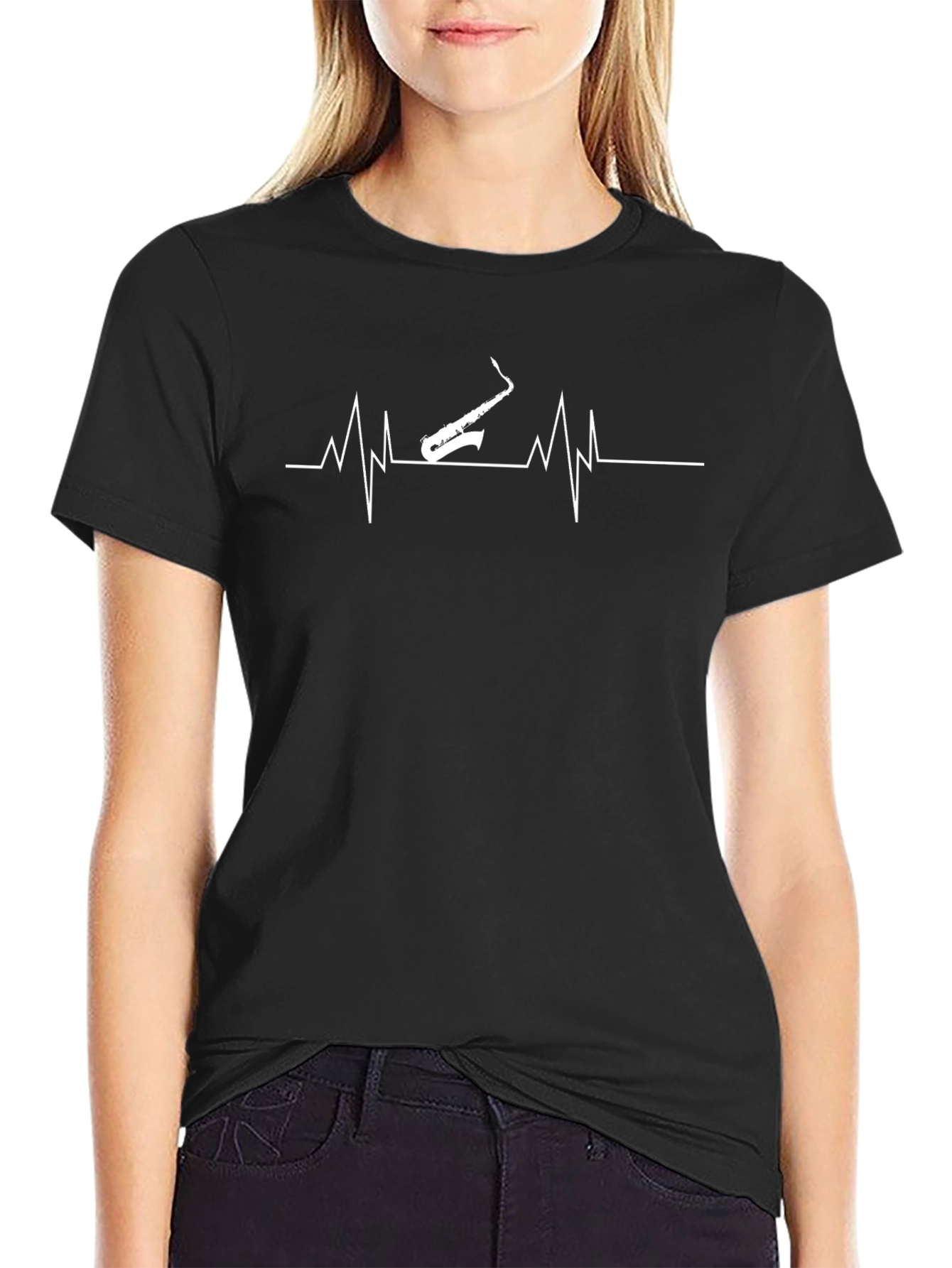 Saxophone Heartbeat T-Shirt