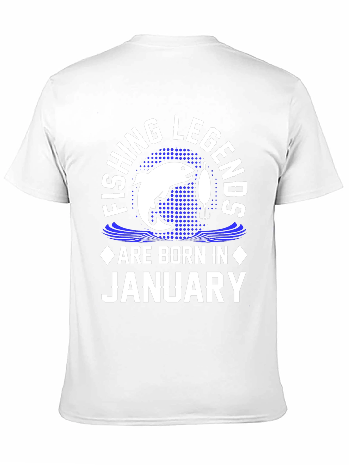 Fishing Legends Born in January - Graphic T-Shirt