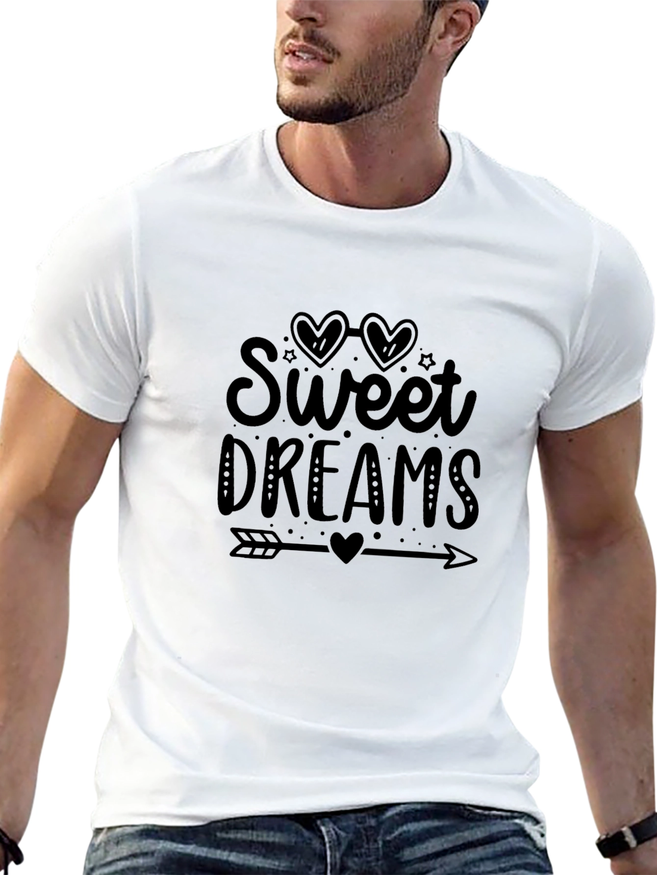 Sweet Dreams Graphic Tee - Soft Cotton Casual Shirt
