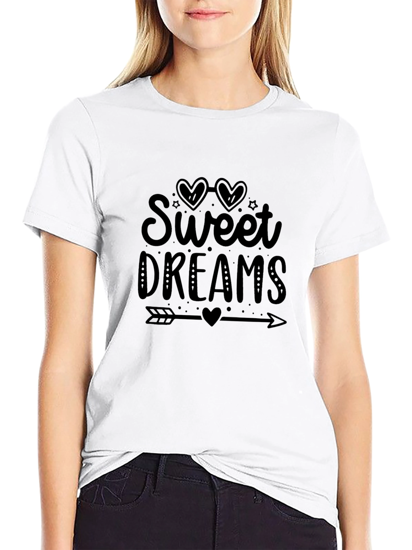Sweet Dreams Graphic Tee - Soft Cotton Casual Shirt