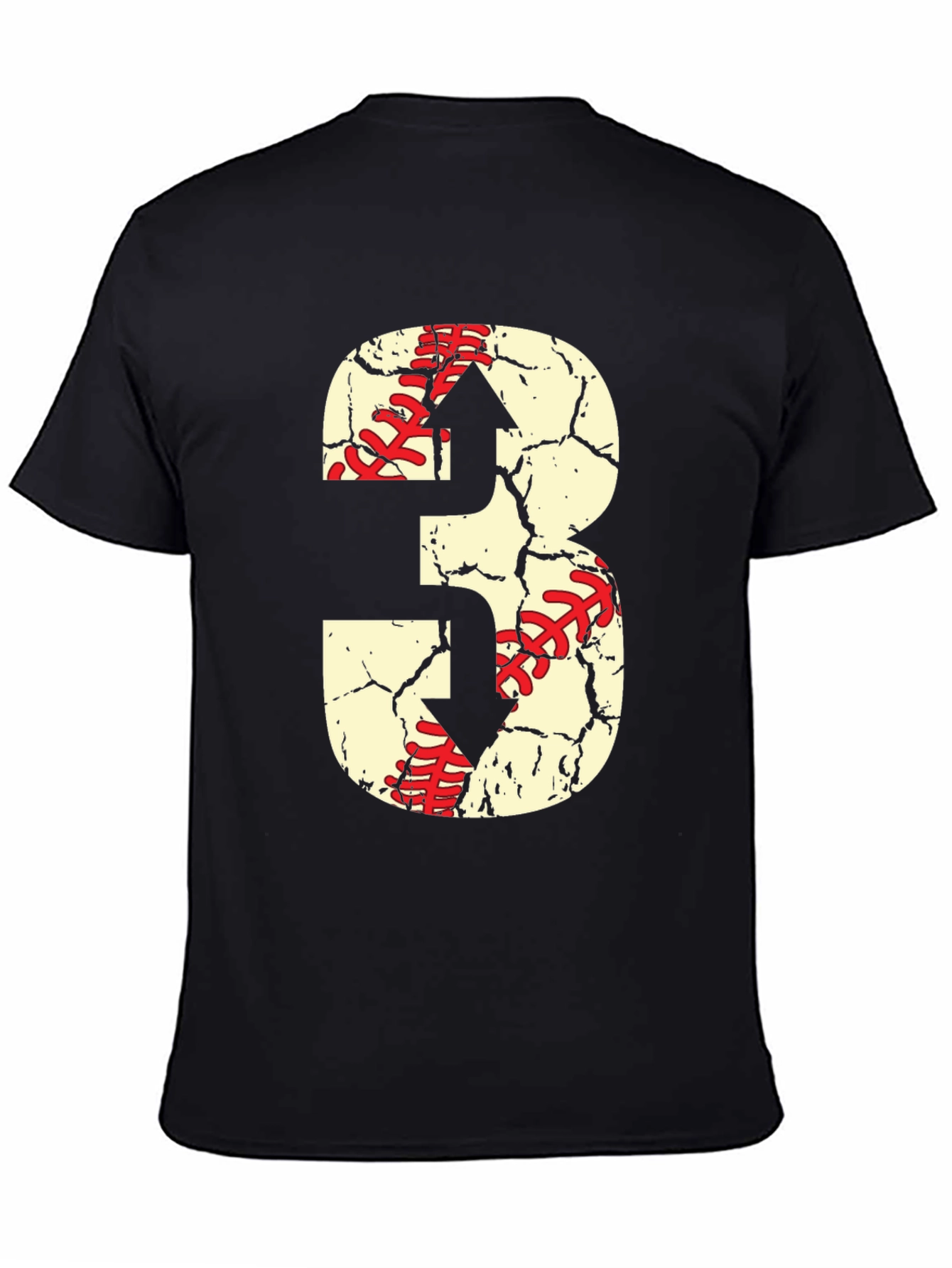 Baseball Number 3 T-Shirt