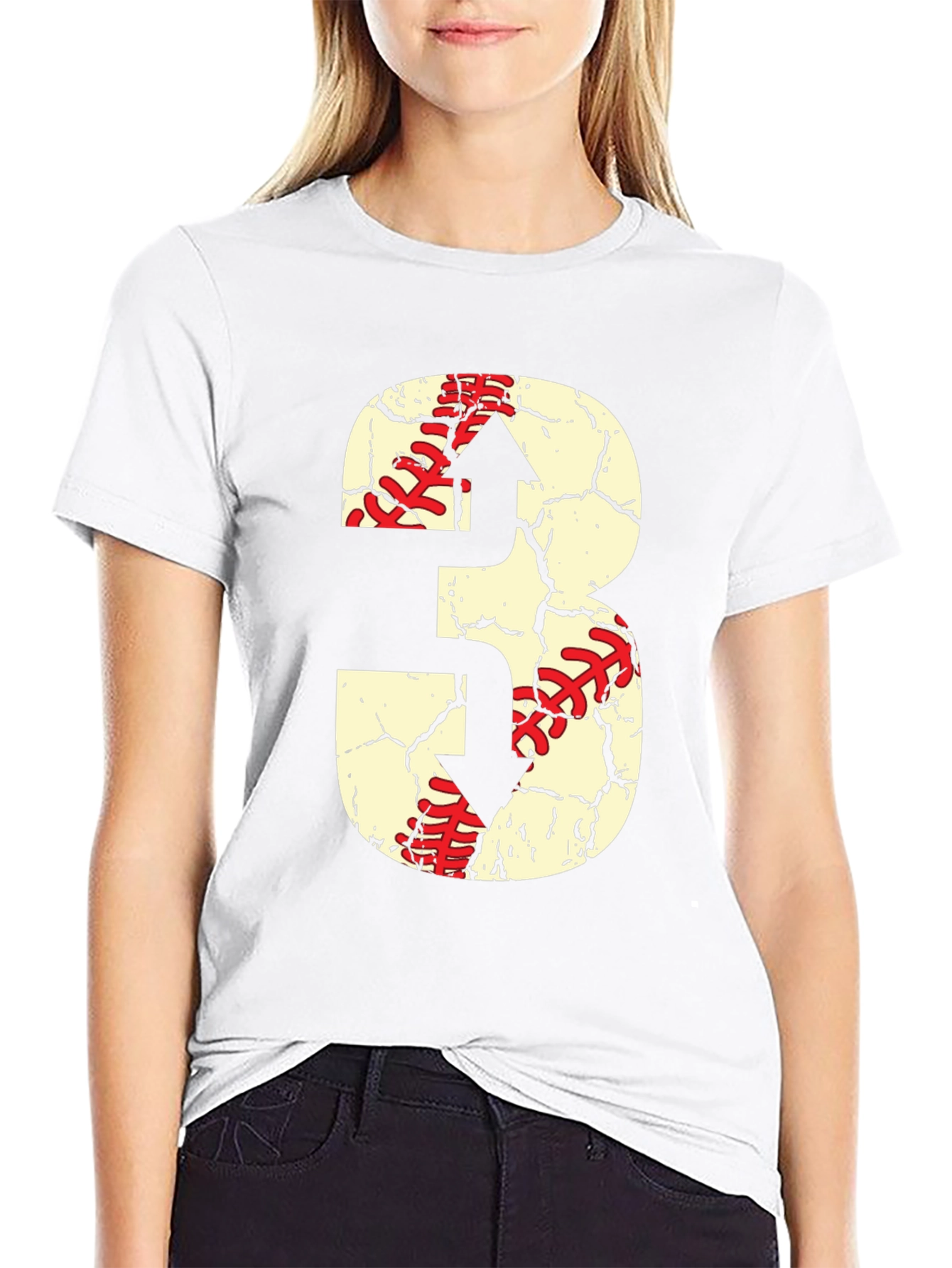 Baseball Number 3 T-Shirt