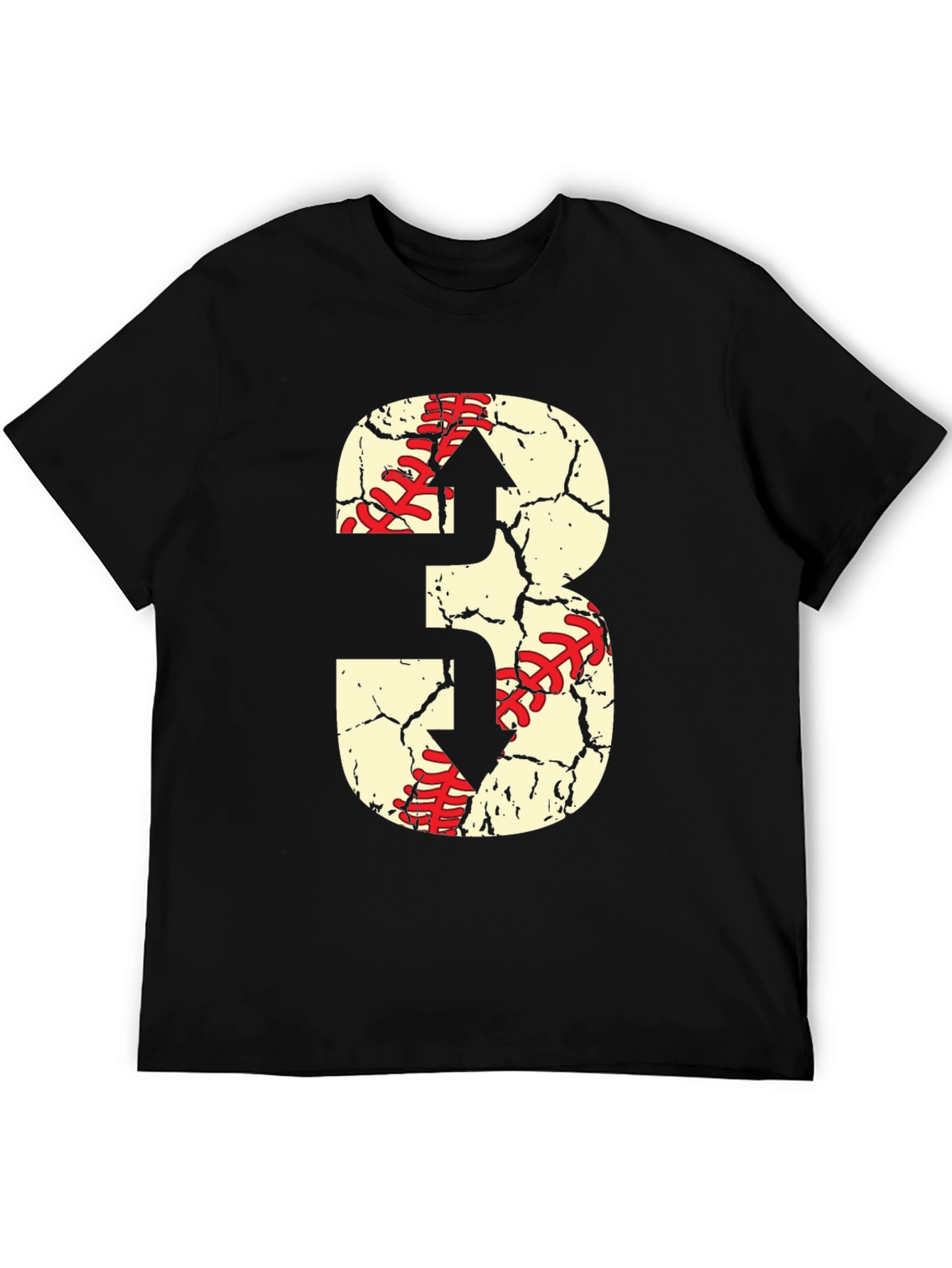 Baseball Number 3 T-Shirt