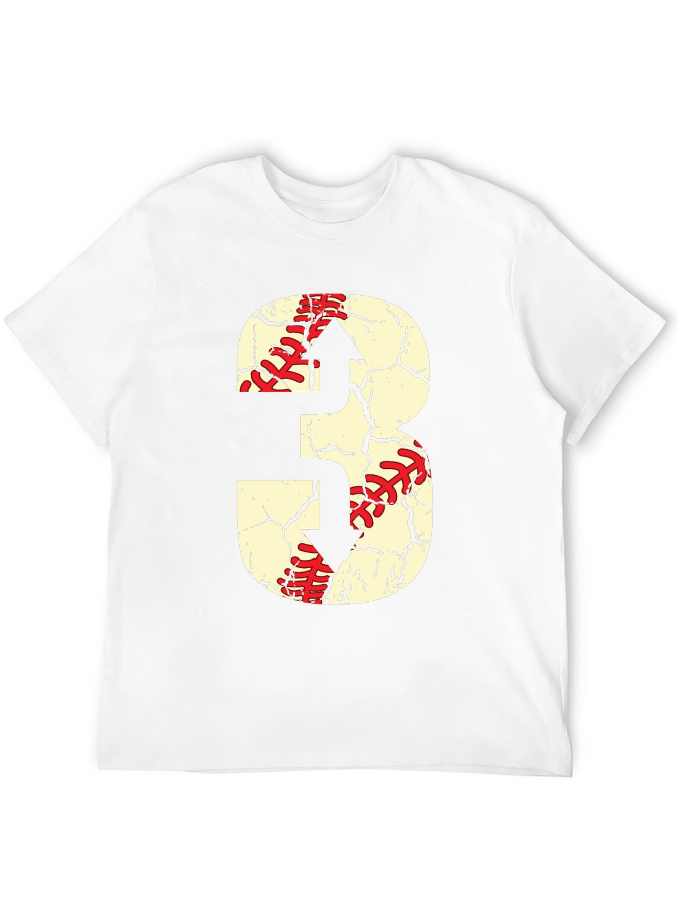 Baseball Number 3 T-Shirt