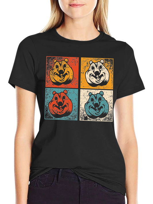Retro Chipmunk Pop Art T-Shirt
