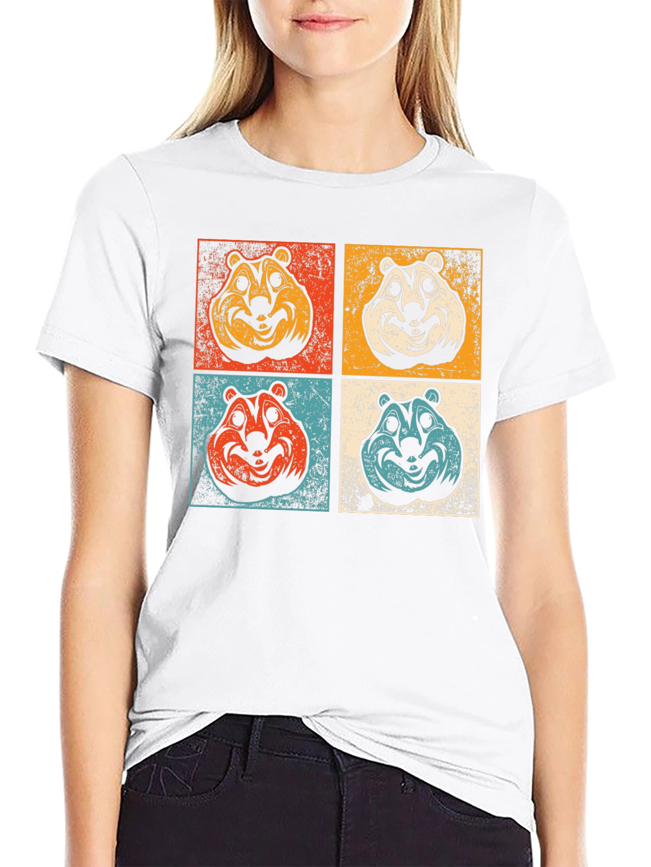 Retro Chipmunk Pop Art T-Shirt