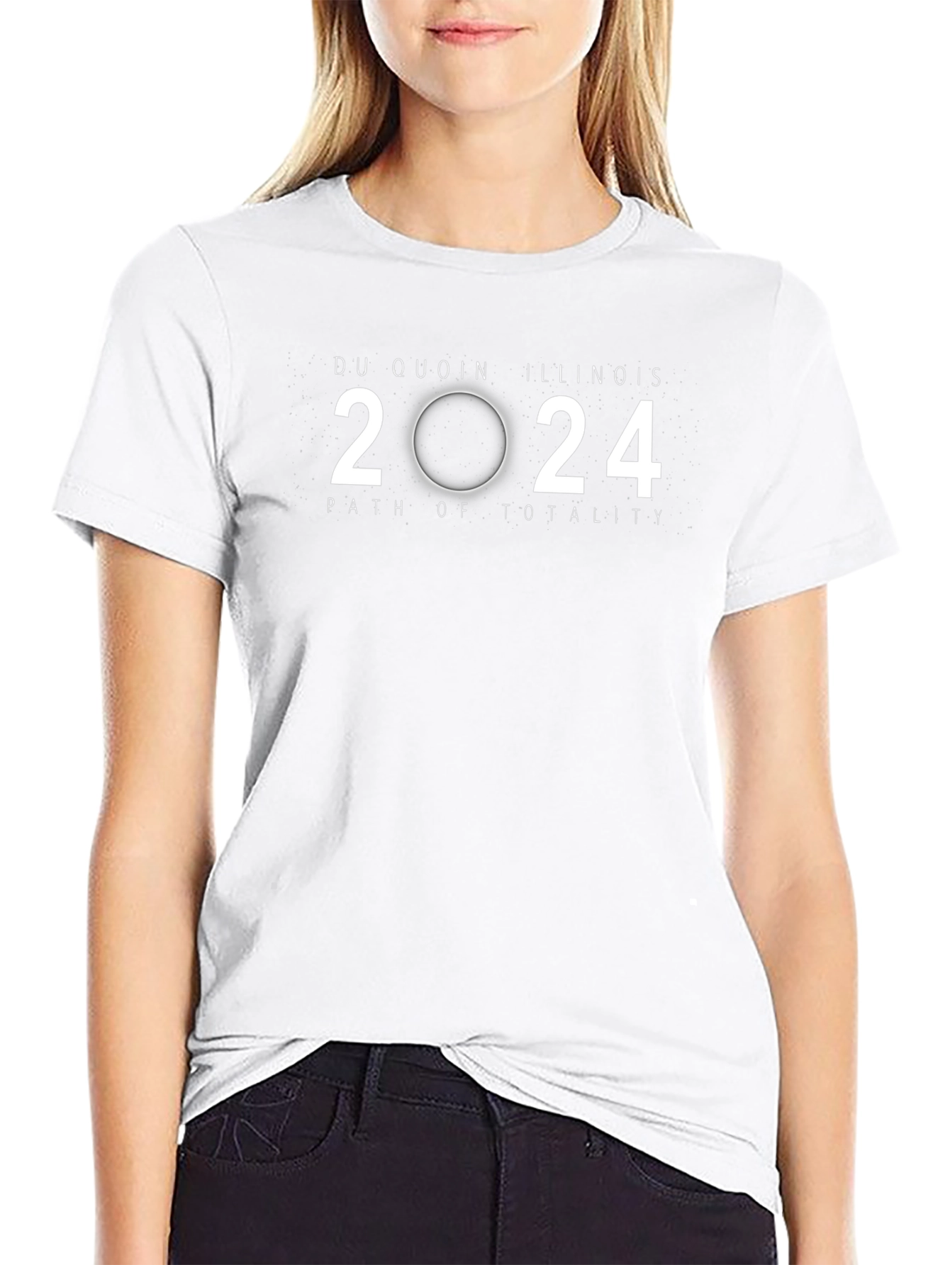 Du Quoin Illinois 2024 Path of Totality T-Shirt