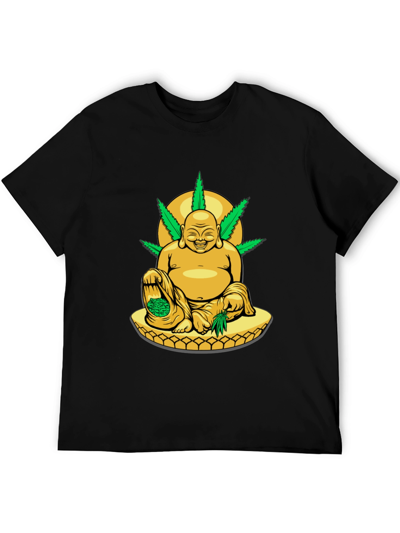 Buddha Weed T-Shirt: Relaxed Fit