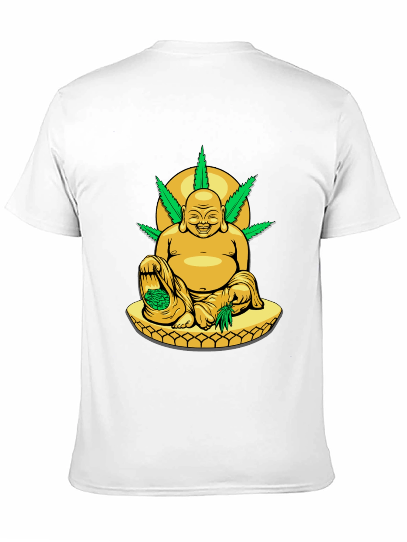 Buddha Weed T-Shirt: Relaxed Fit