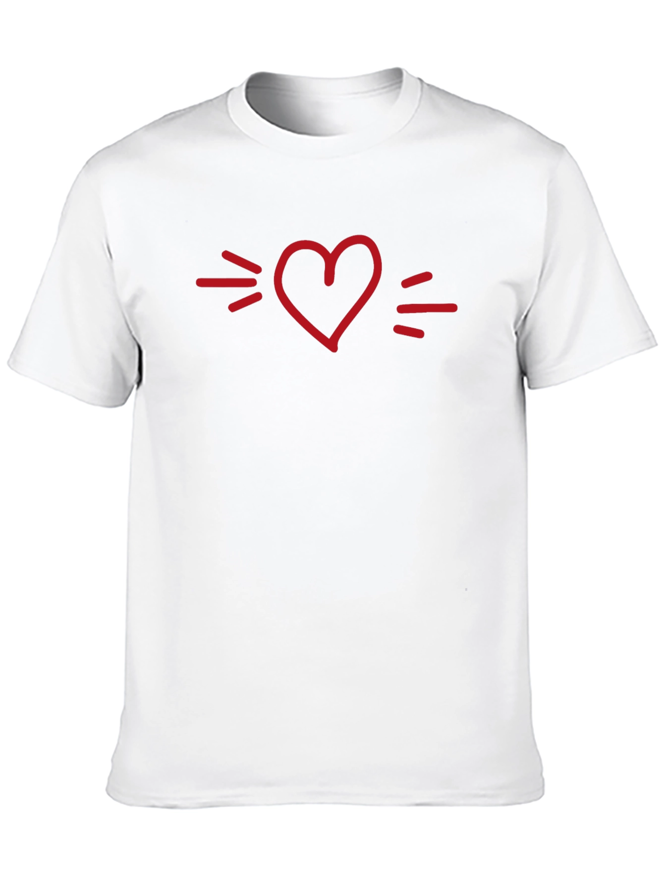 Heart Graphic Black T-Shirt