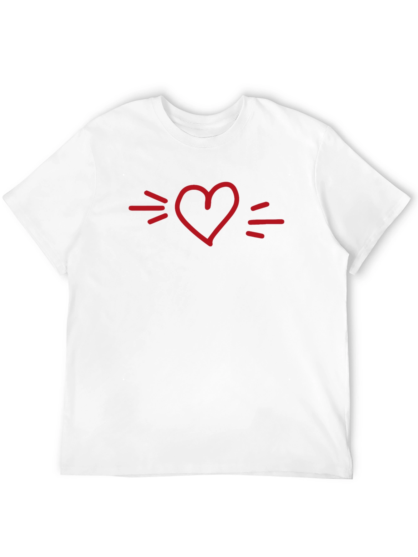 Heart Graphic Black T-Shirt