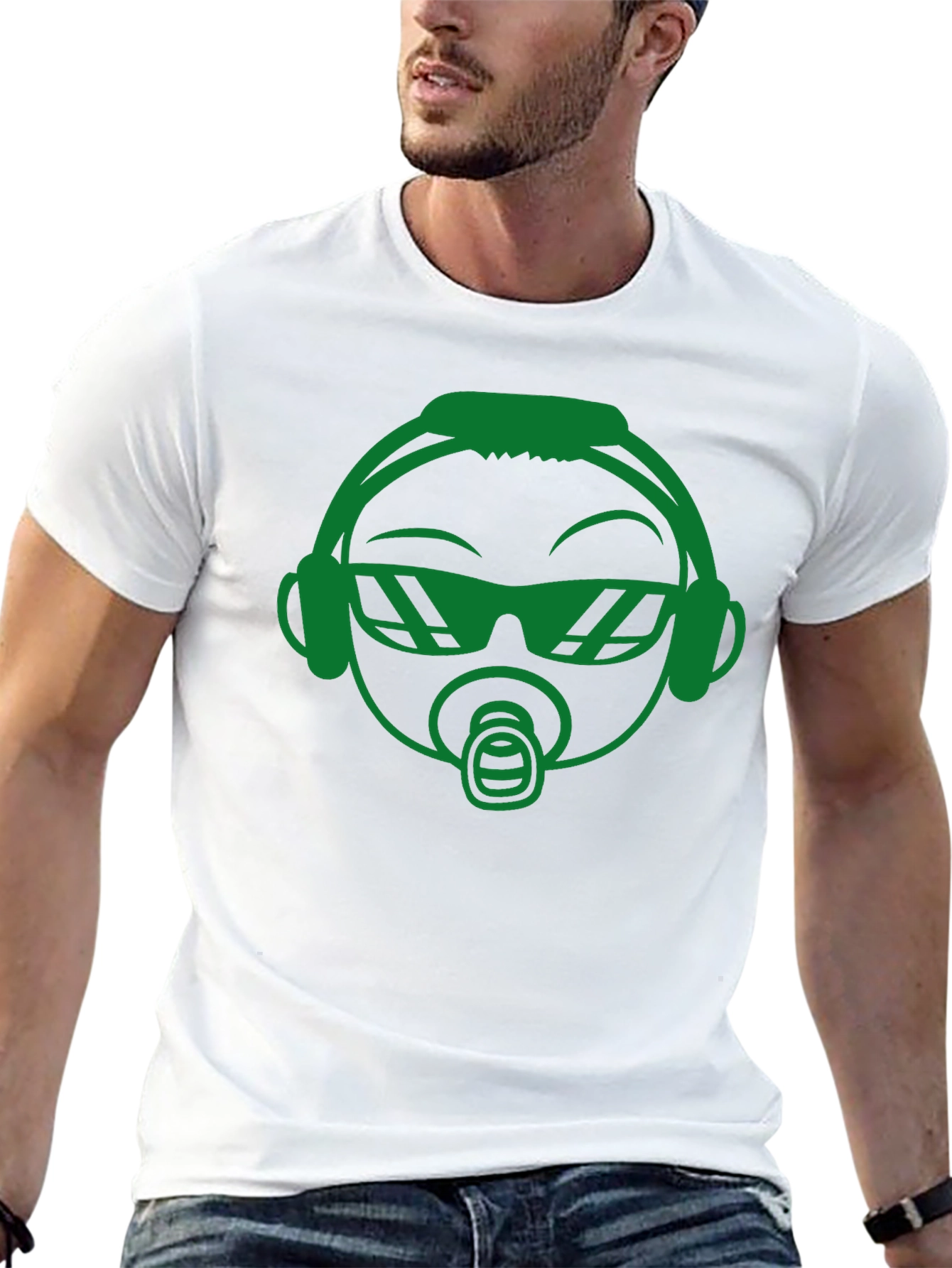 Cool Baby DJ T-Shirt - Black Cotton Tee