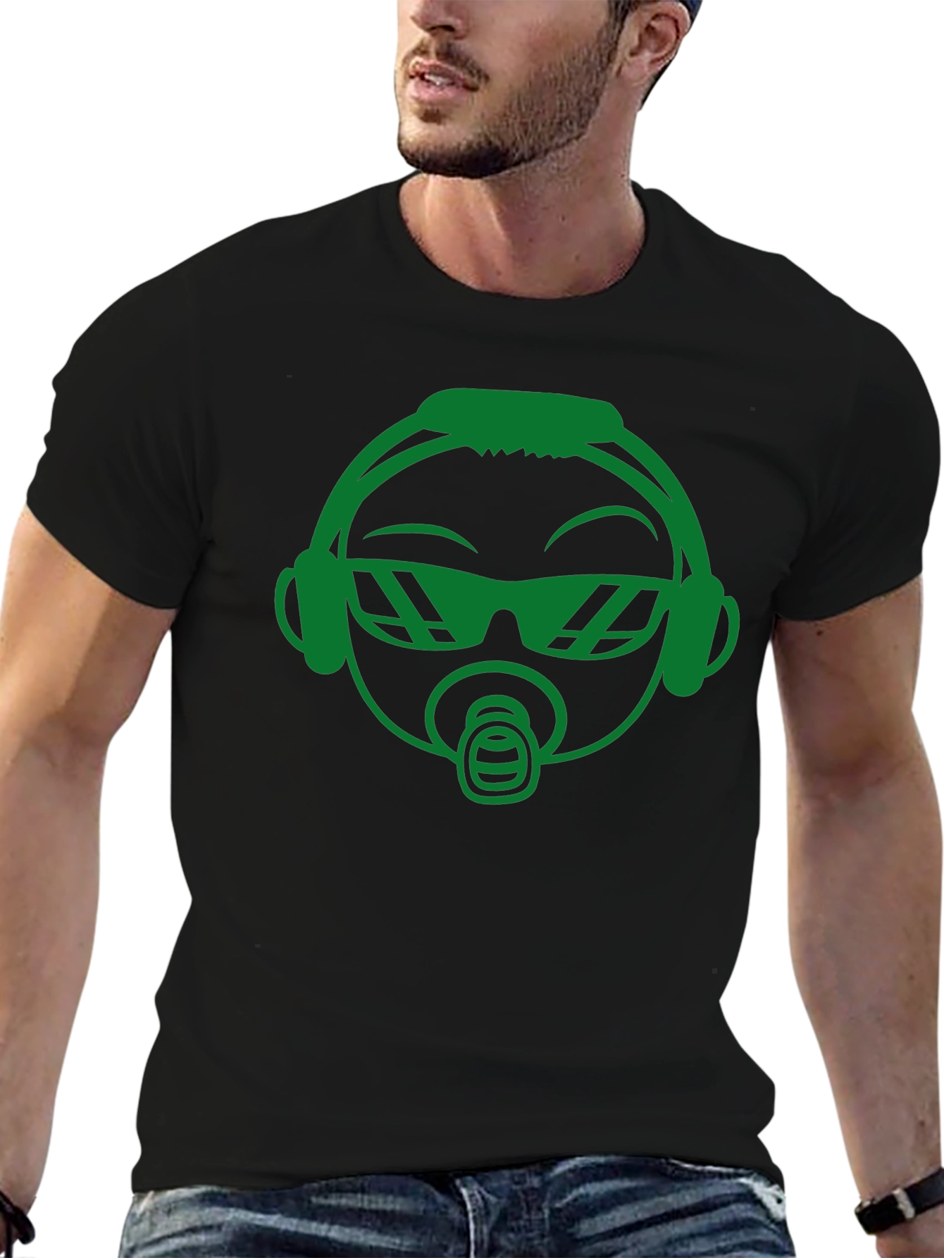 Cool Baby DJ T-Shirt - Black Cotton Tee