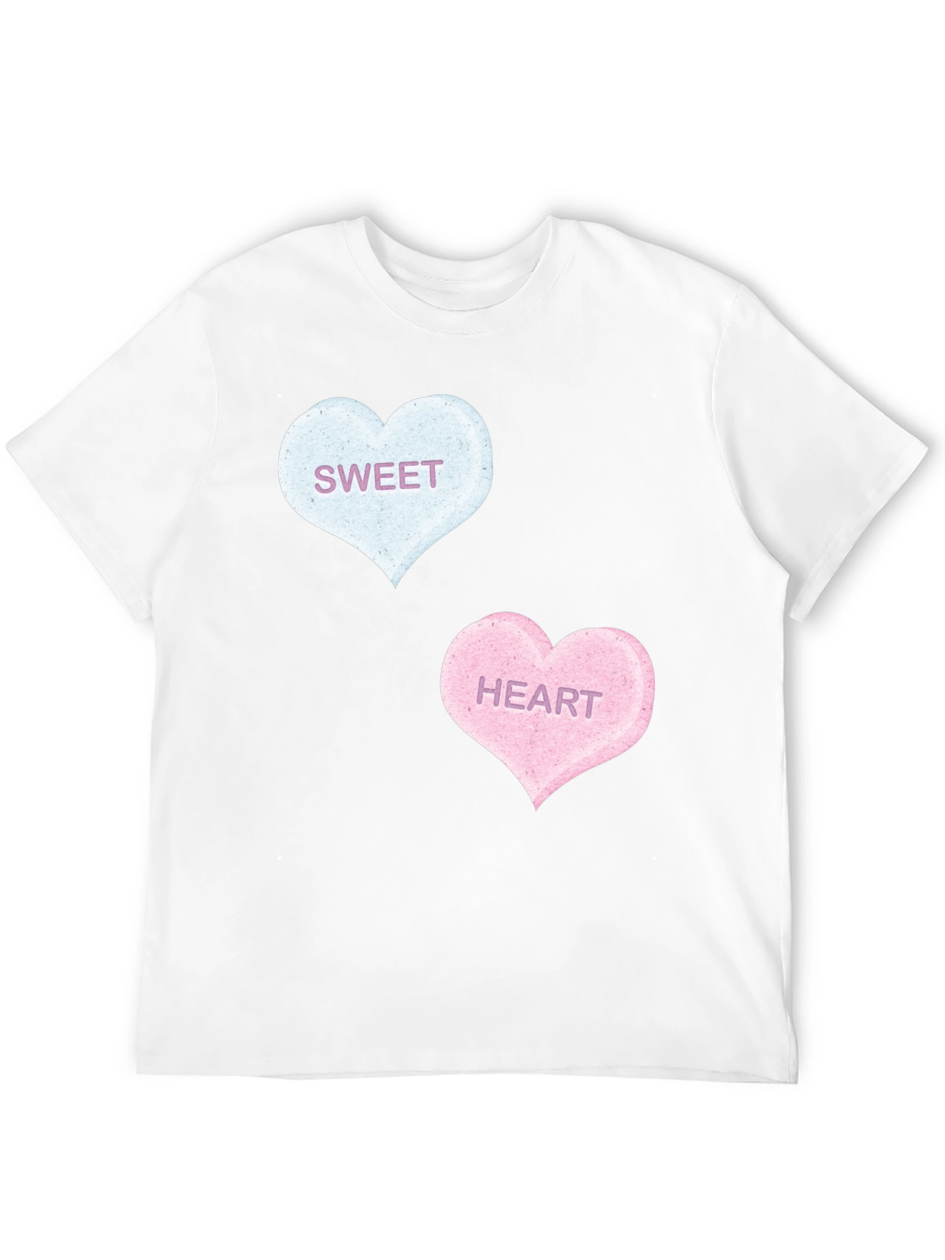Sweet Hearts Graphic Tee - Black