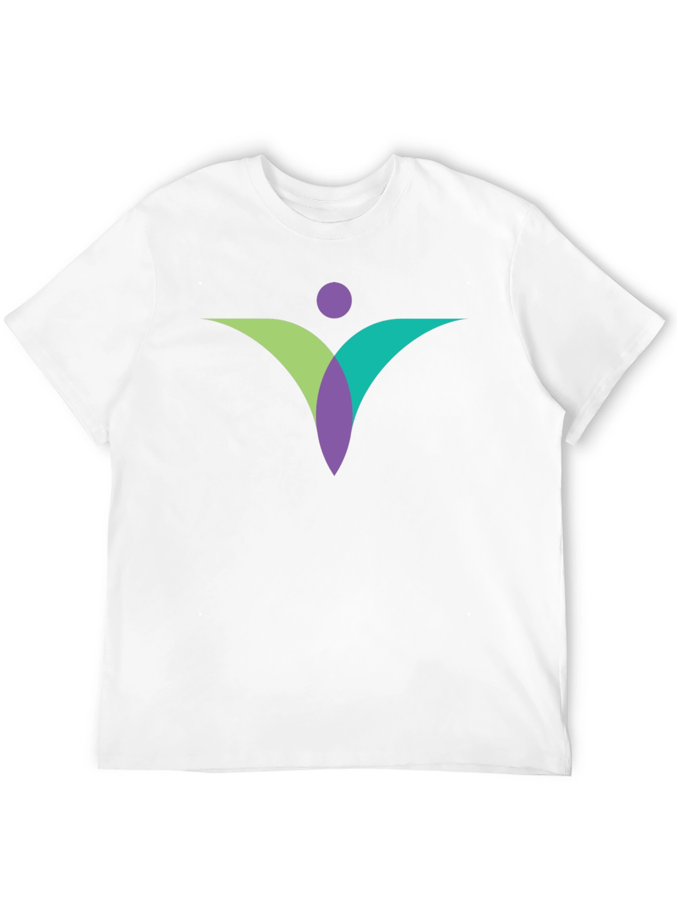 Modern Abstract Graphic Tee - Black