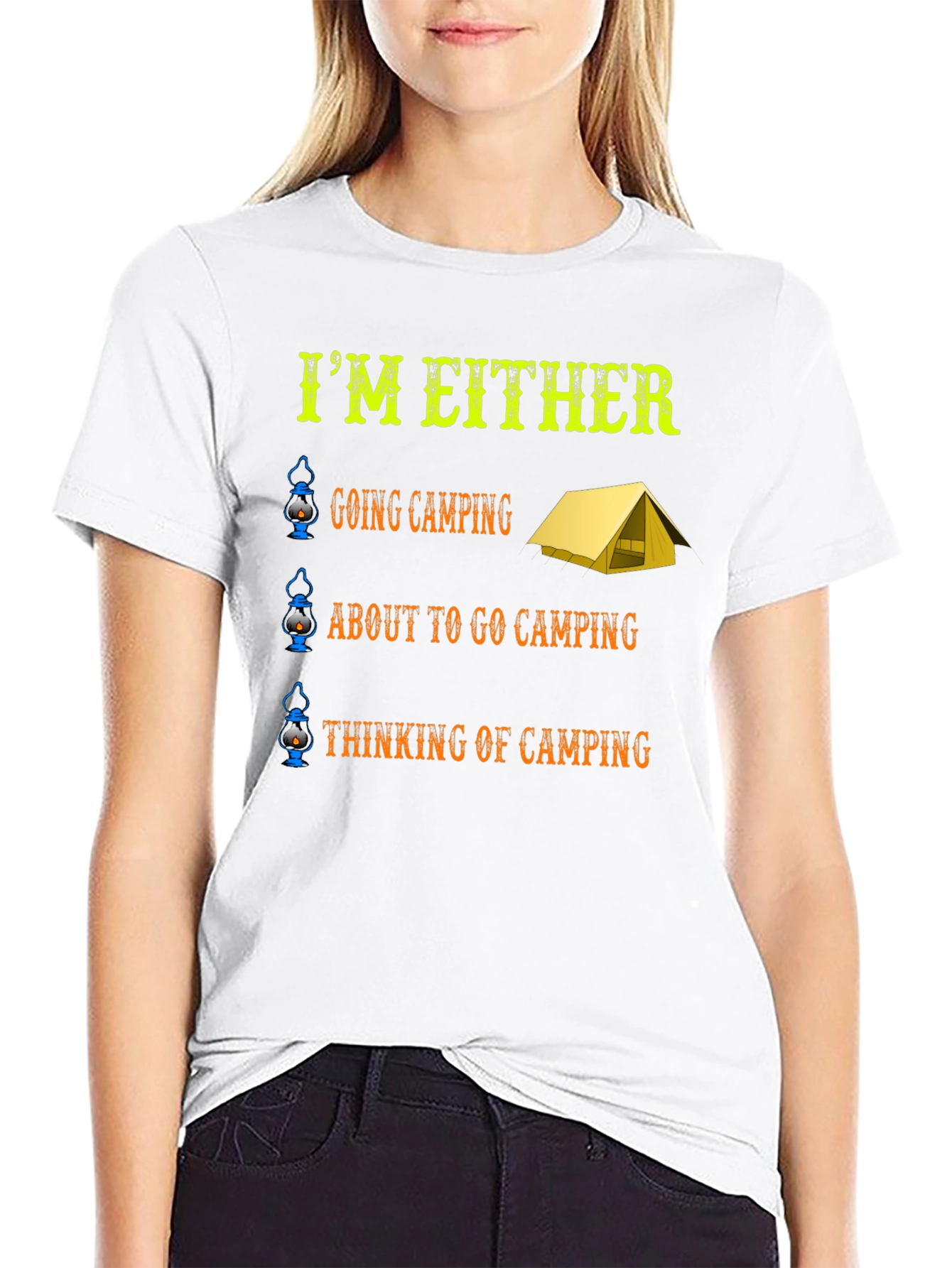 Camping Enthusiast Graphic T-Shirt
