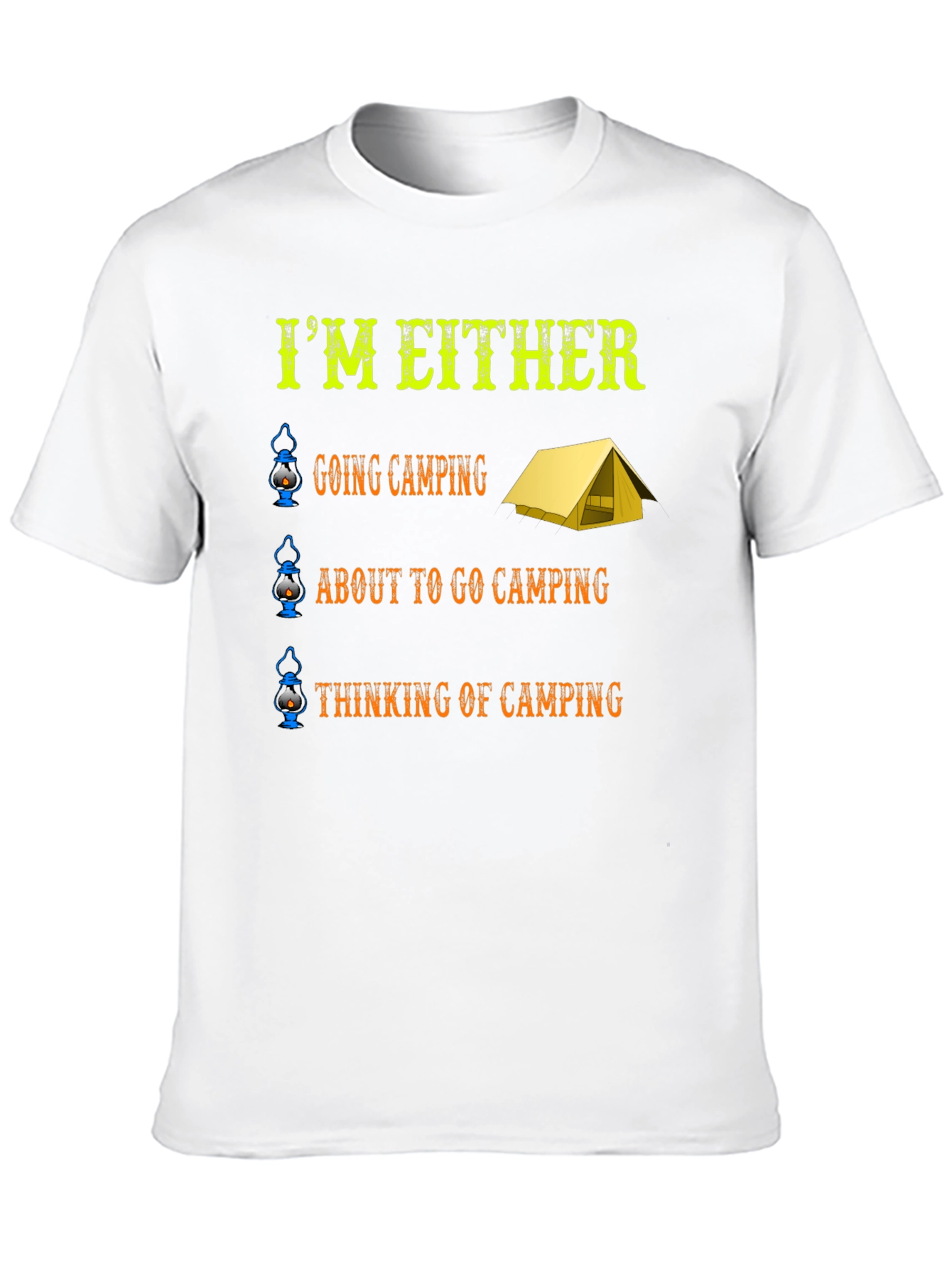 Camping Enthusiast Graphic T-Shirt
