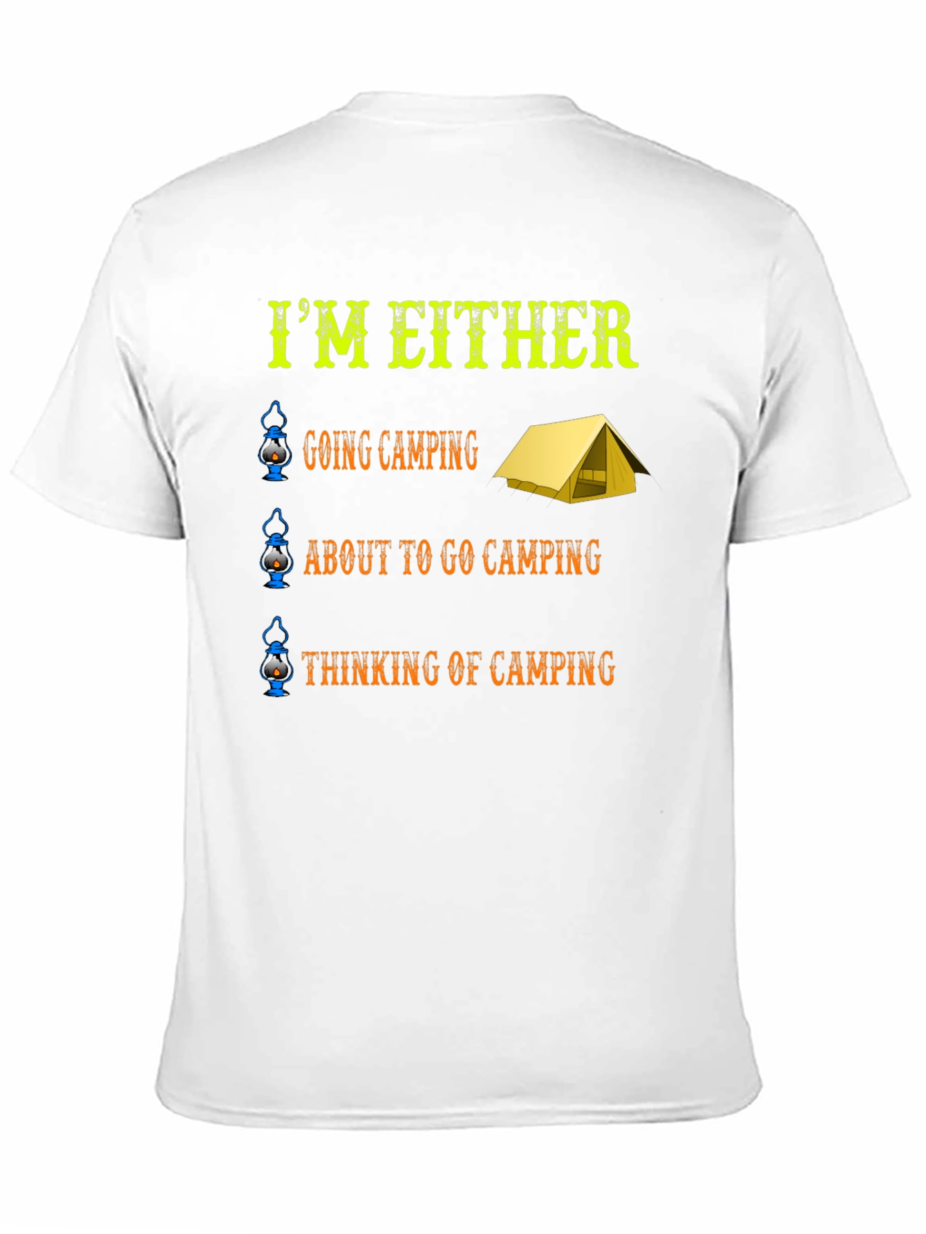 Camping Enthusiast Graphic T-Shirt